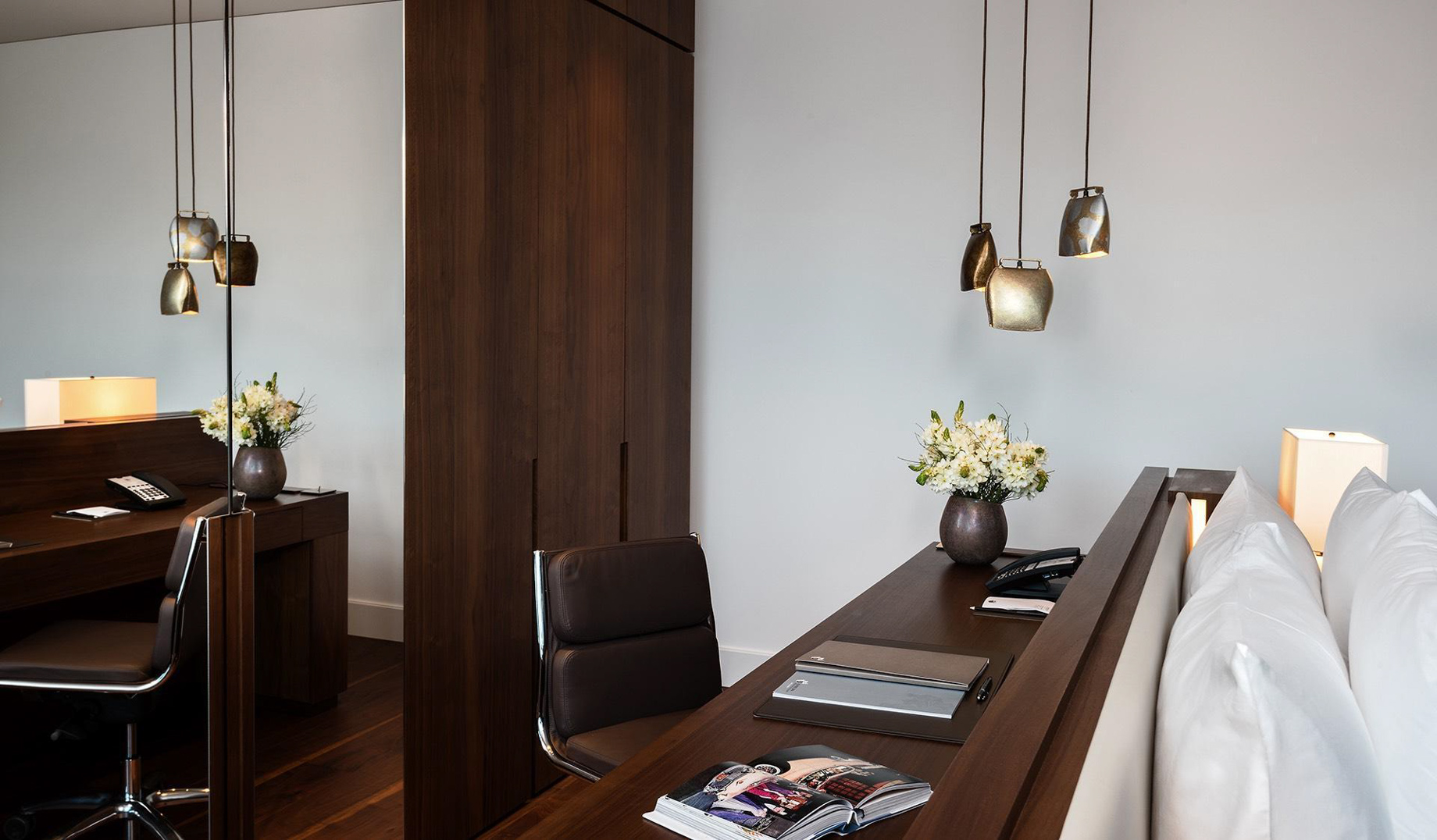 Burgenstock Hotel & Alpine Spa - Obburgen, Switzerland - Penthouse Suite Bedroom Desk