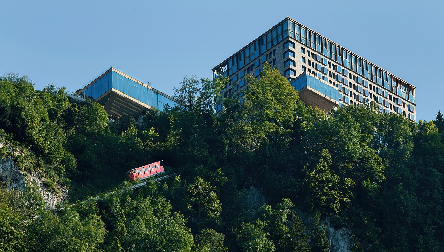Burgenstock Hotel & Alpine Spa – Obburgen, Switzerland – Buergenstock Resort Lake Lucerne Funicular