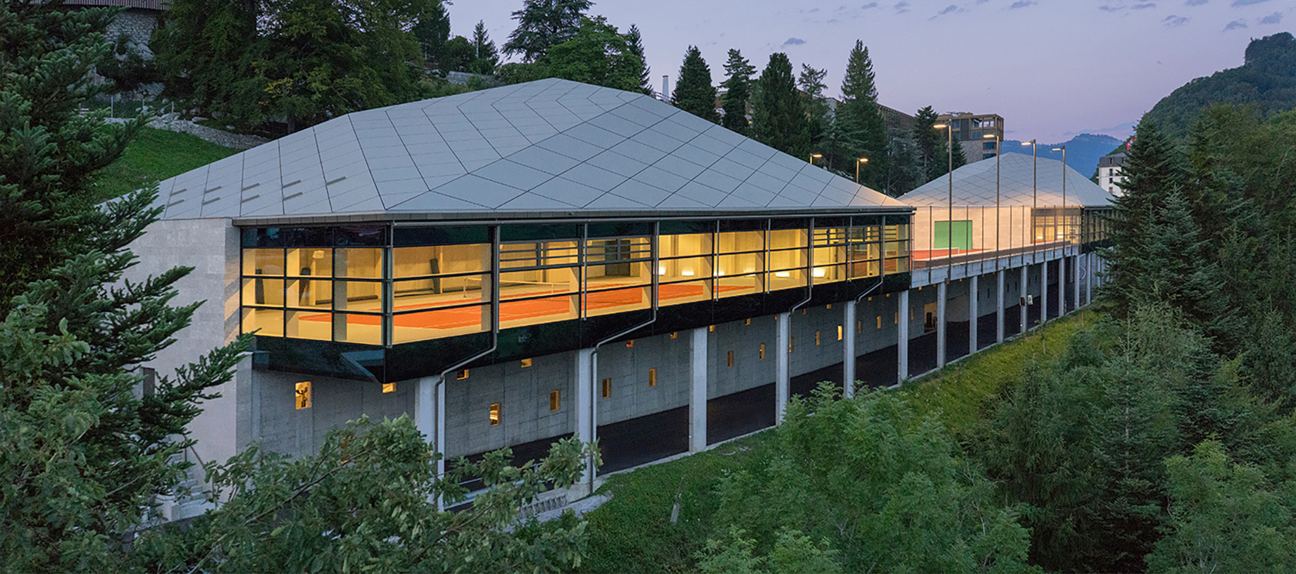 Burgenstock Hotel & Alpine Spa – Obburgen, Switzerland – Diamond Domes Tennis