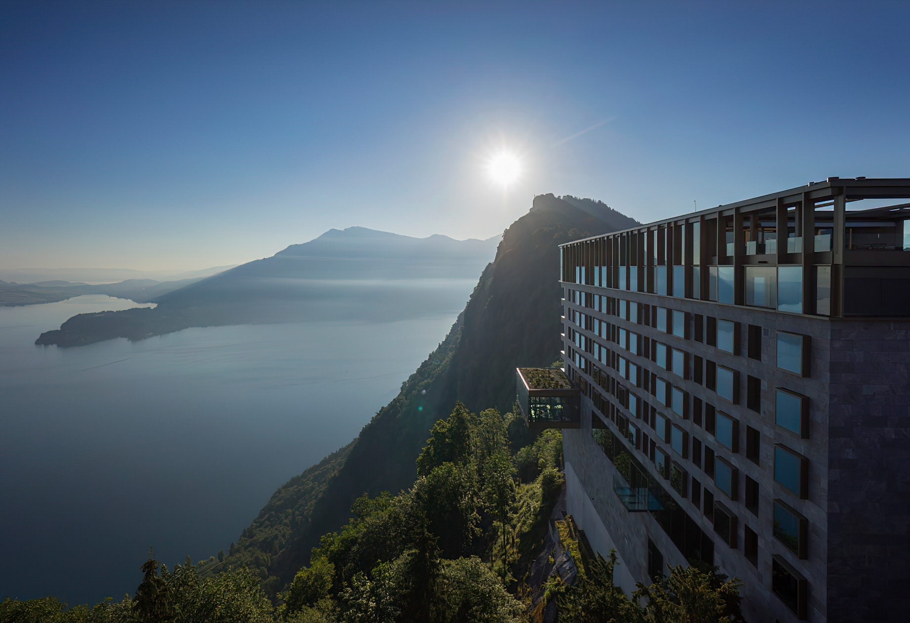 Burgenstock Hotel & Alpine Spa – Obburgen, Switzerland – Burgenstock Hotel Lacke Lucerne View