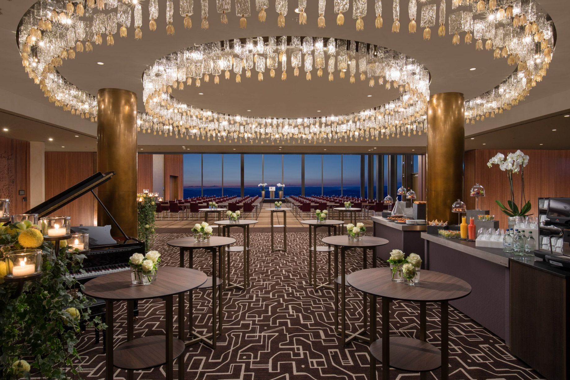 Burgenstock Hotel & Alpine Spa - Obburgen, Switzerland - Ballroom Foyer Area