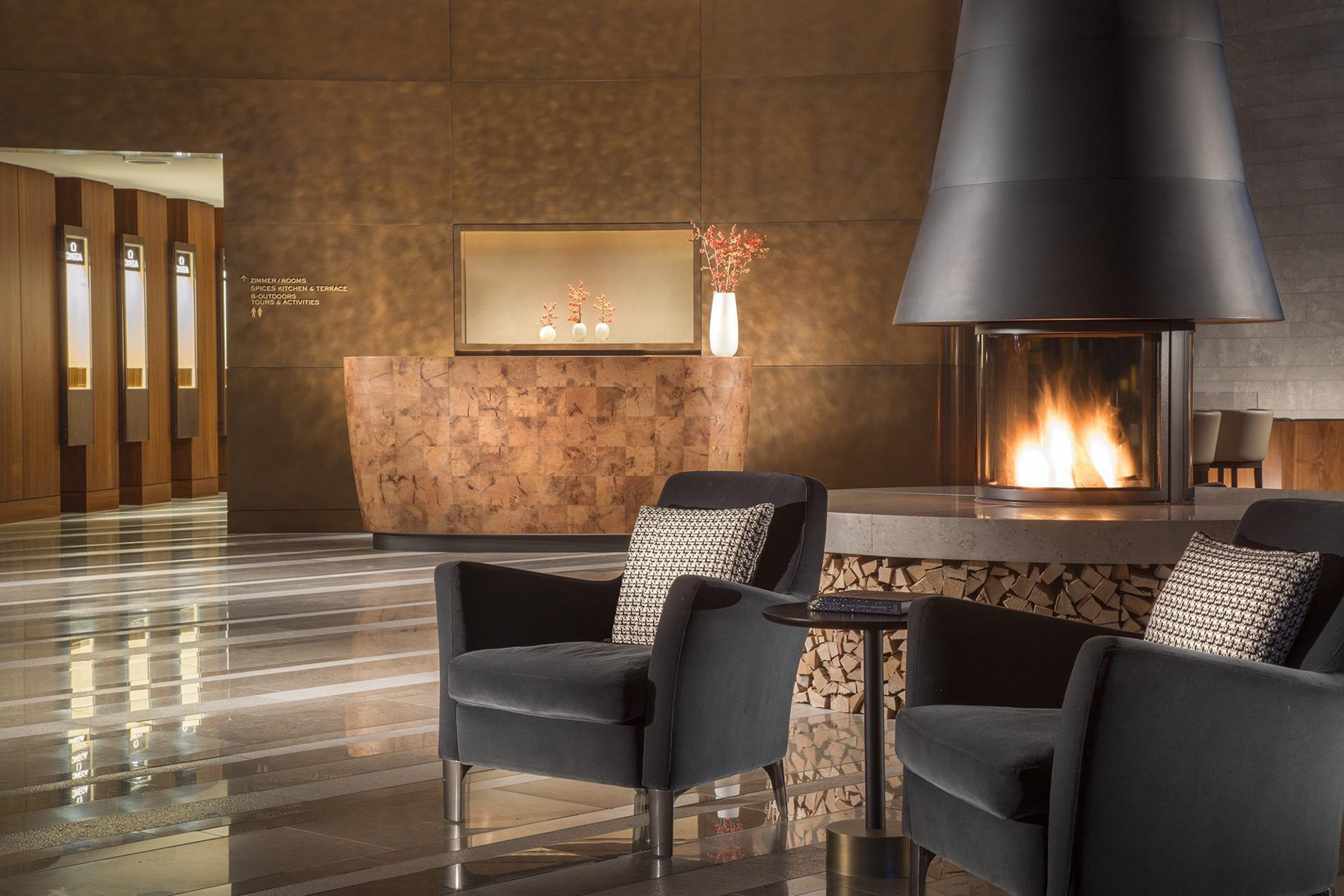 Burgenstock Hotel & Alpine Spa - Obburgen, Switzerland - Reception