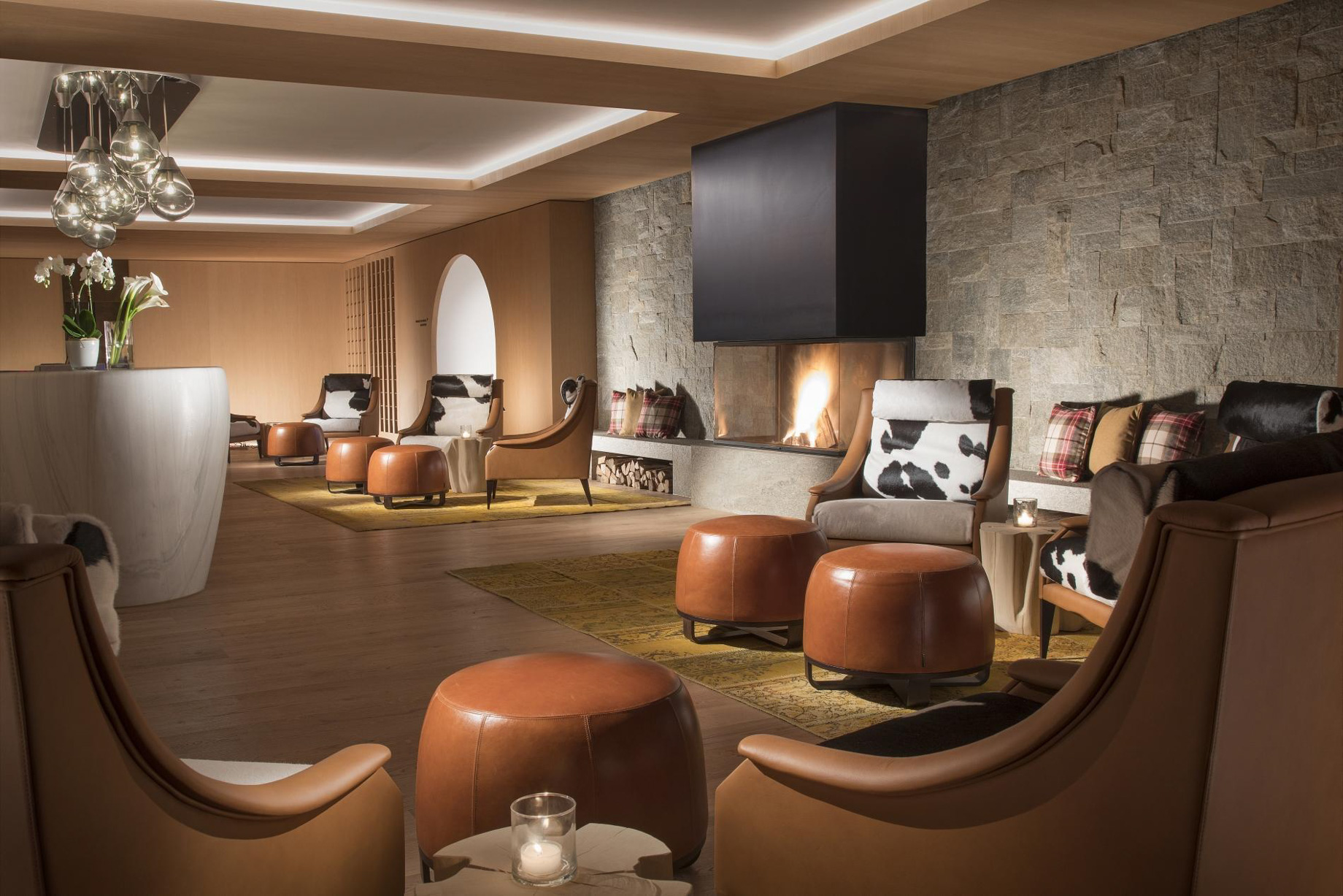 Burgenstock Hotel & Alpine Spa – Obburgen, Switzerland – Alpine Spa Reception