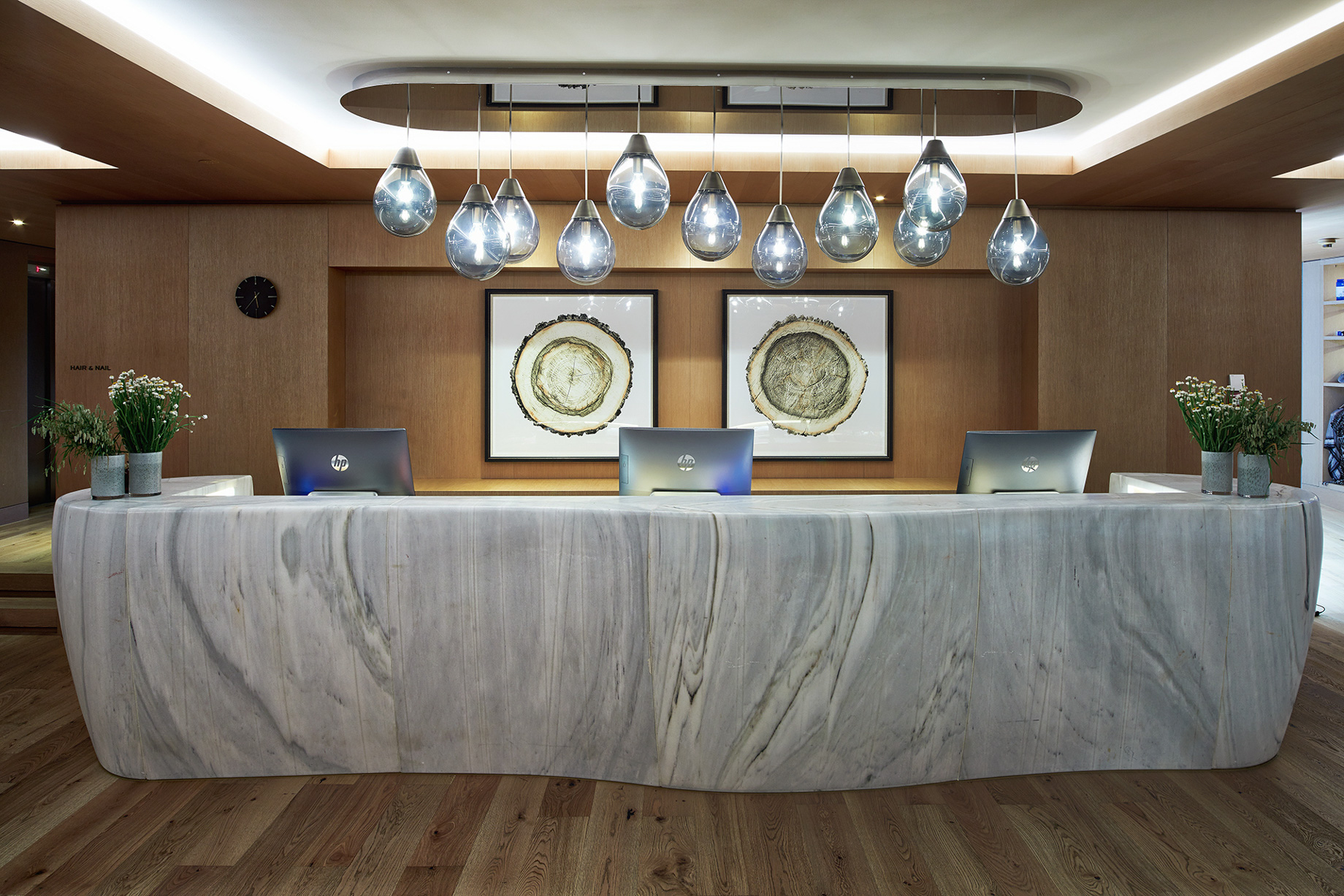 Burgenstock Hotel & Alpine Spa – Obburgen, Switzerland – Alpine Spa Reception Desk