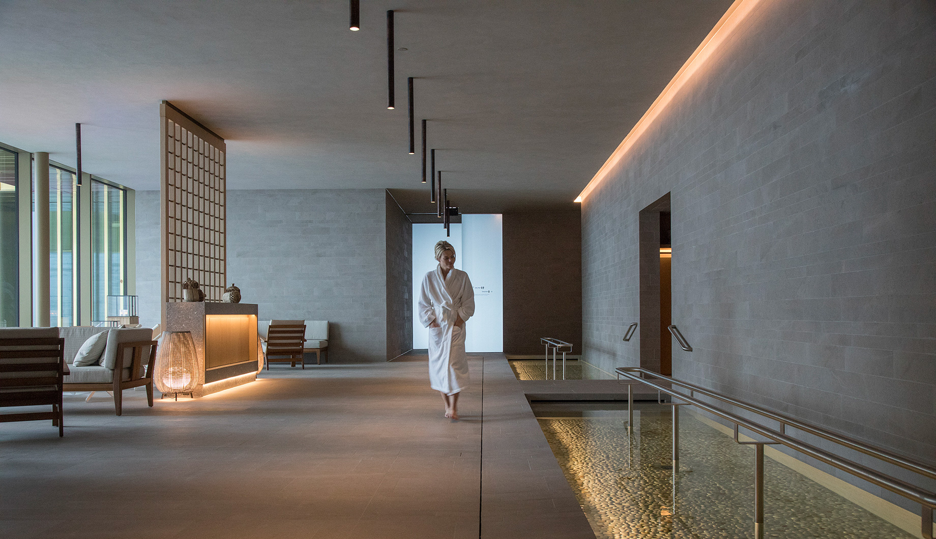 Burgenstock Hotel & Alpine Spa - Obburgen, Switzerland - Alpine Spa Wet Area