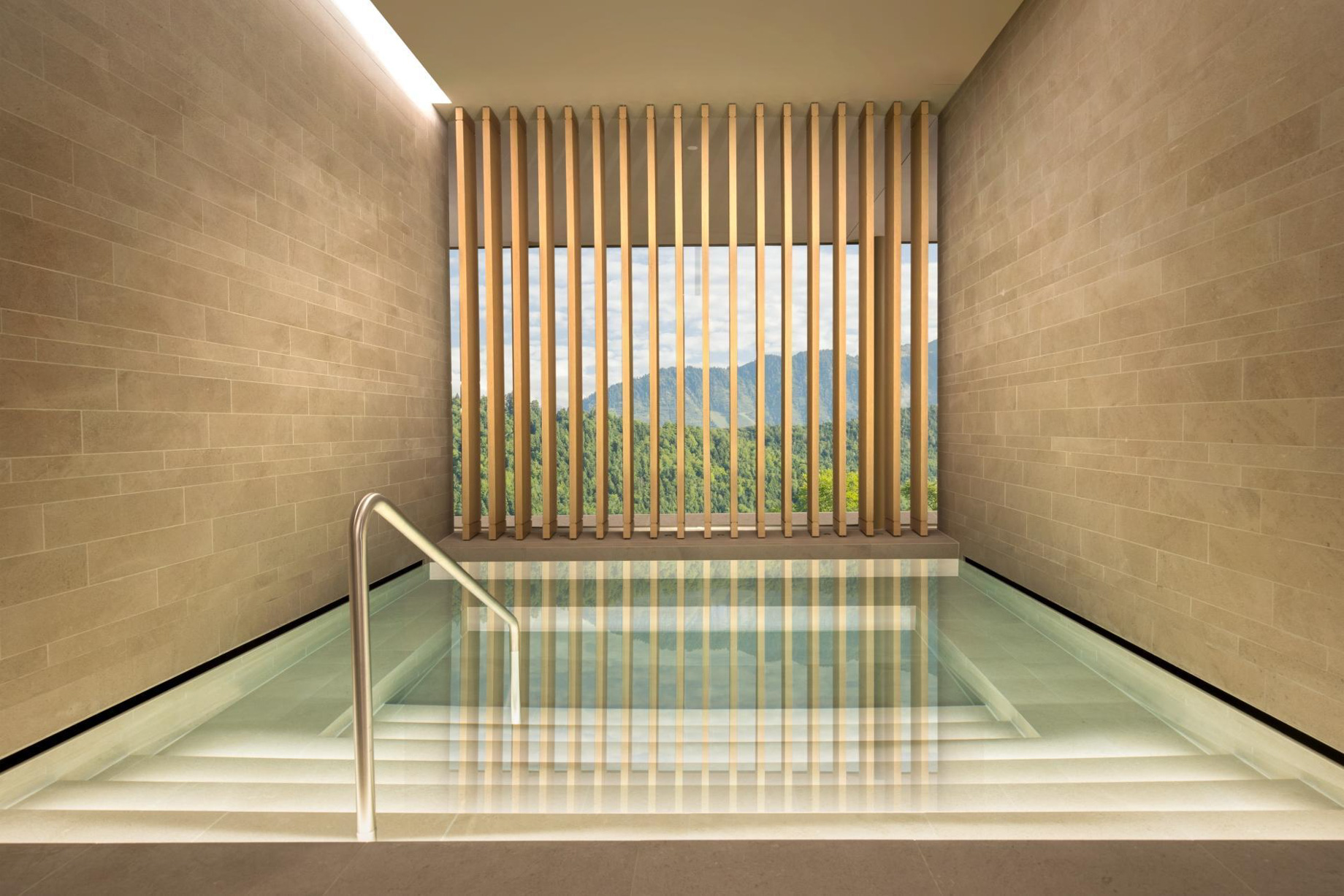 Burgenstock Hotel & Alpine Spa – Obburgen, Switzerland – Alpine Spa Saline Bath