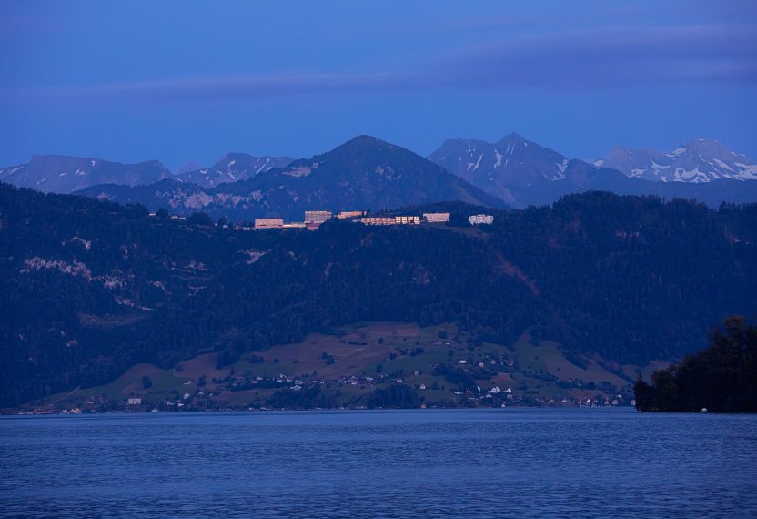 Burgenstock Hotel & Alpine Spa - Obburgen, Switzerland - Buergenstock Resort Lucerne Lake Night View