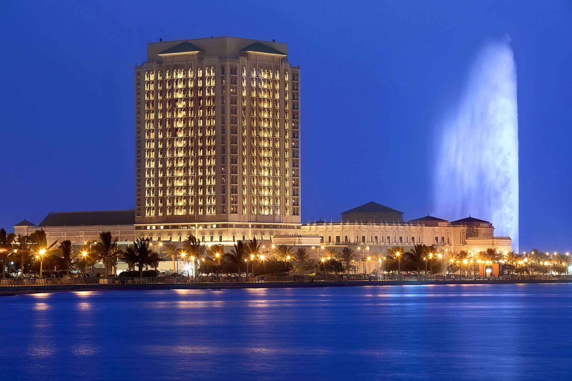 The Ritz-Carlton, Jeddah Hotel - Jeddah, Saudi Arabia - Hotel Exterior Night View