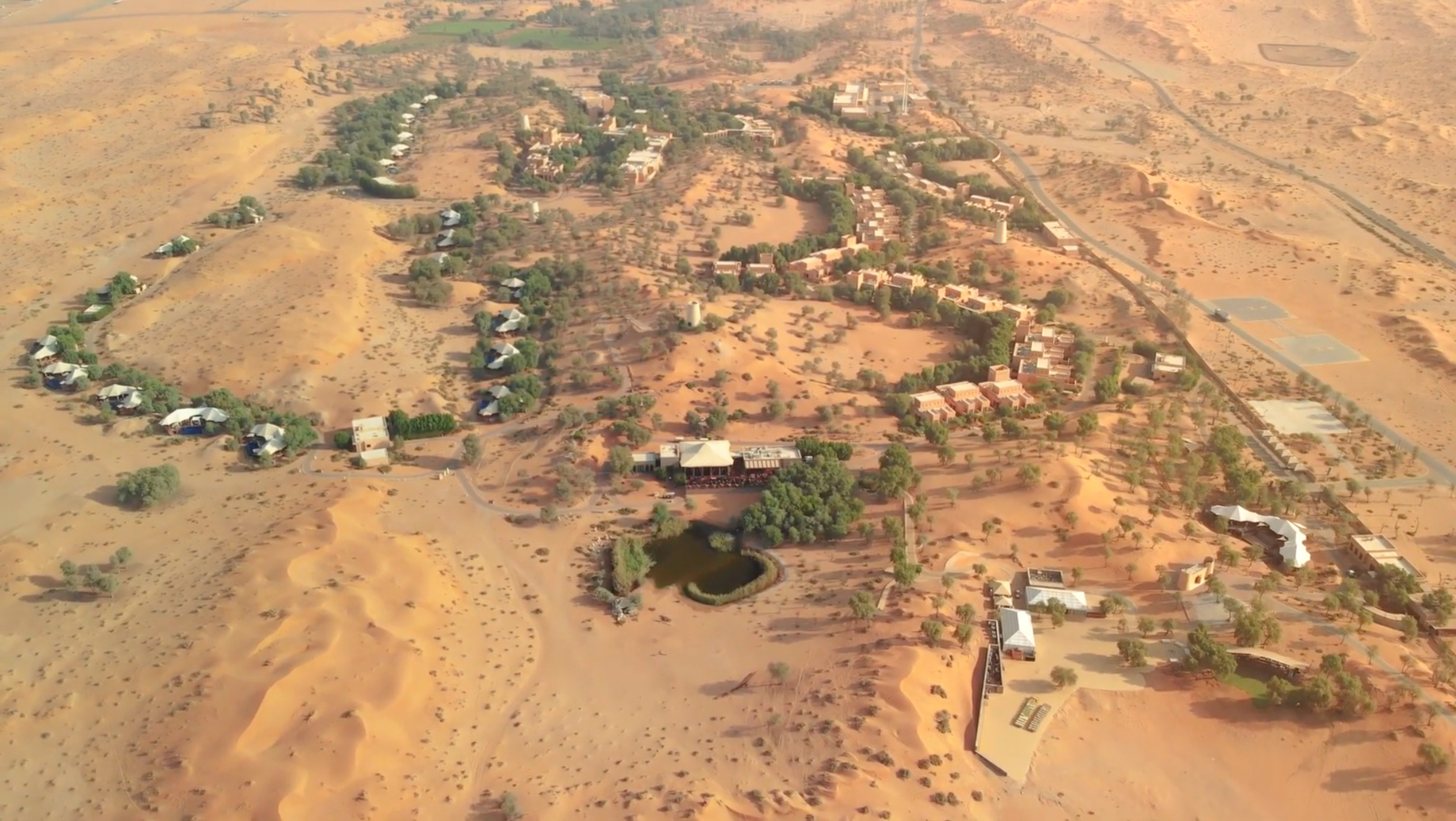 The Ritz-Carlton Ras Al Khaimah, Al Wadi Desert Resort – UAE – Resort Aerial View