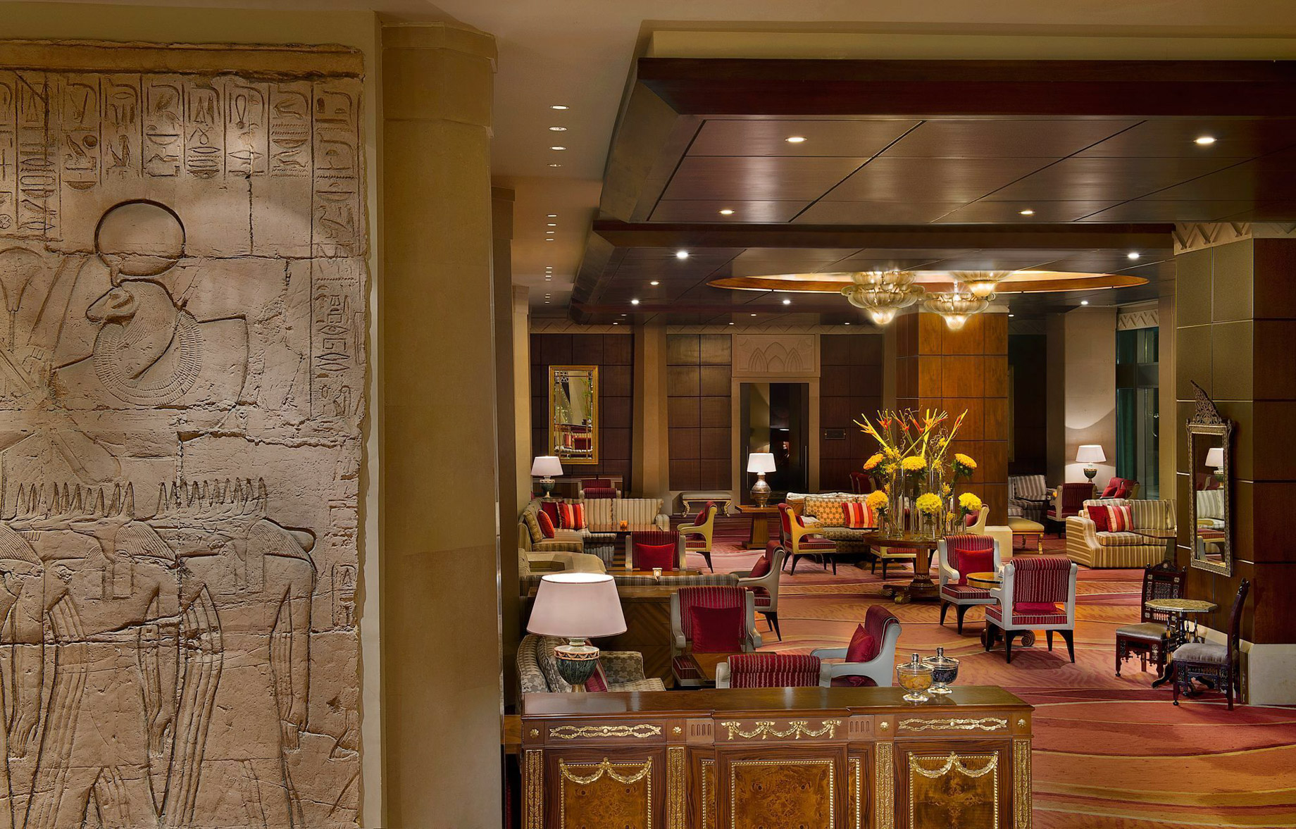 The Nile Ritz-Carlton, Cairo Hotel – Cairo, Egypt – Lobby Lounge