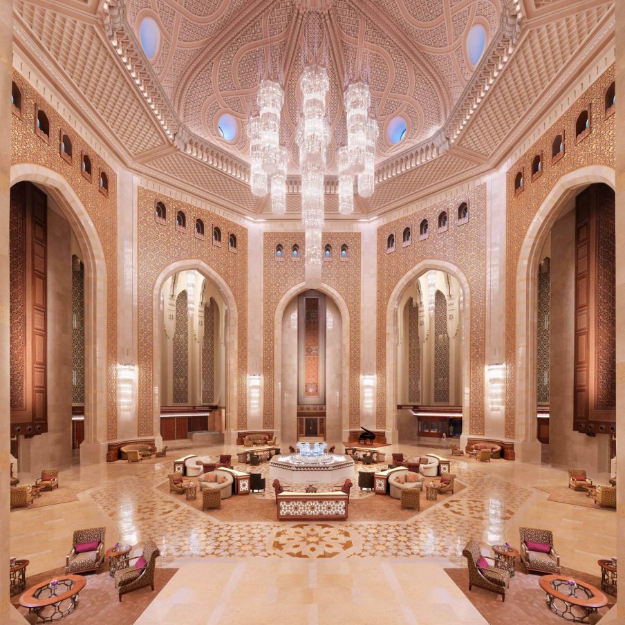 Al Bustan Palace, A Ritz-Carlton Hotel - Muscat, Oman - Lobby Lounge