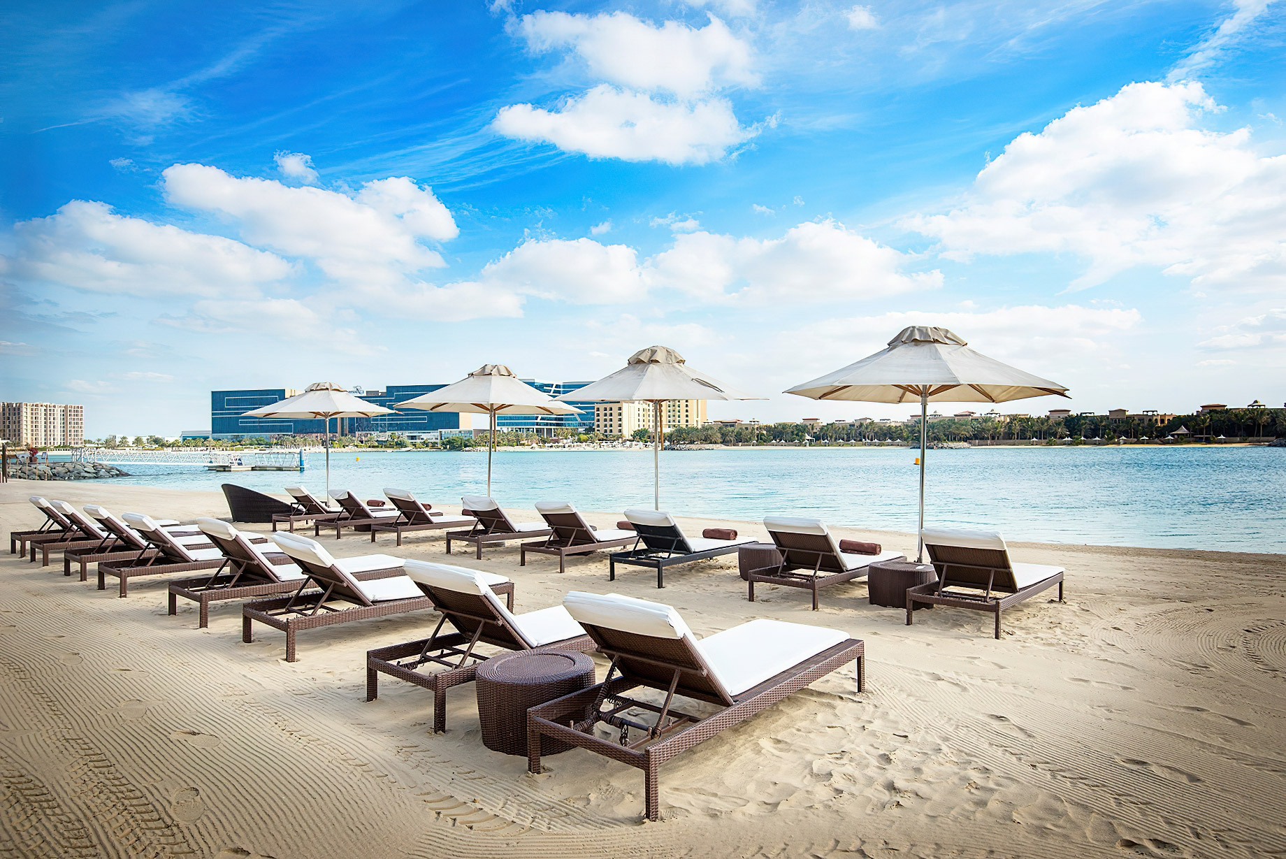 The Ritz-Carlton Abu Dhabi, Grand Canal Hotel – Abu Dhabi, UAE – Private Beach