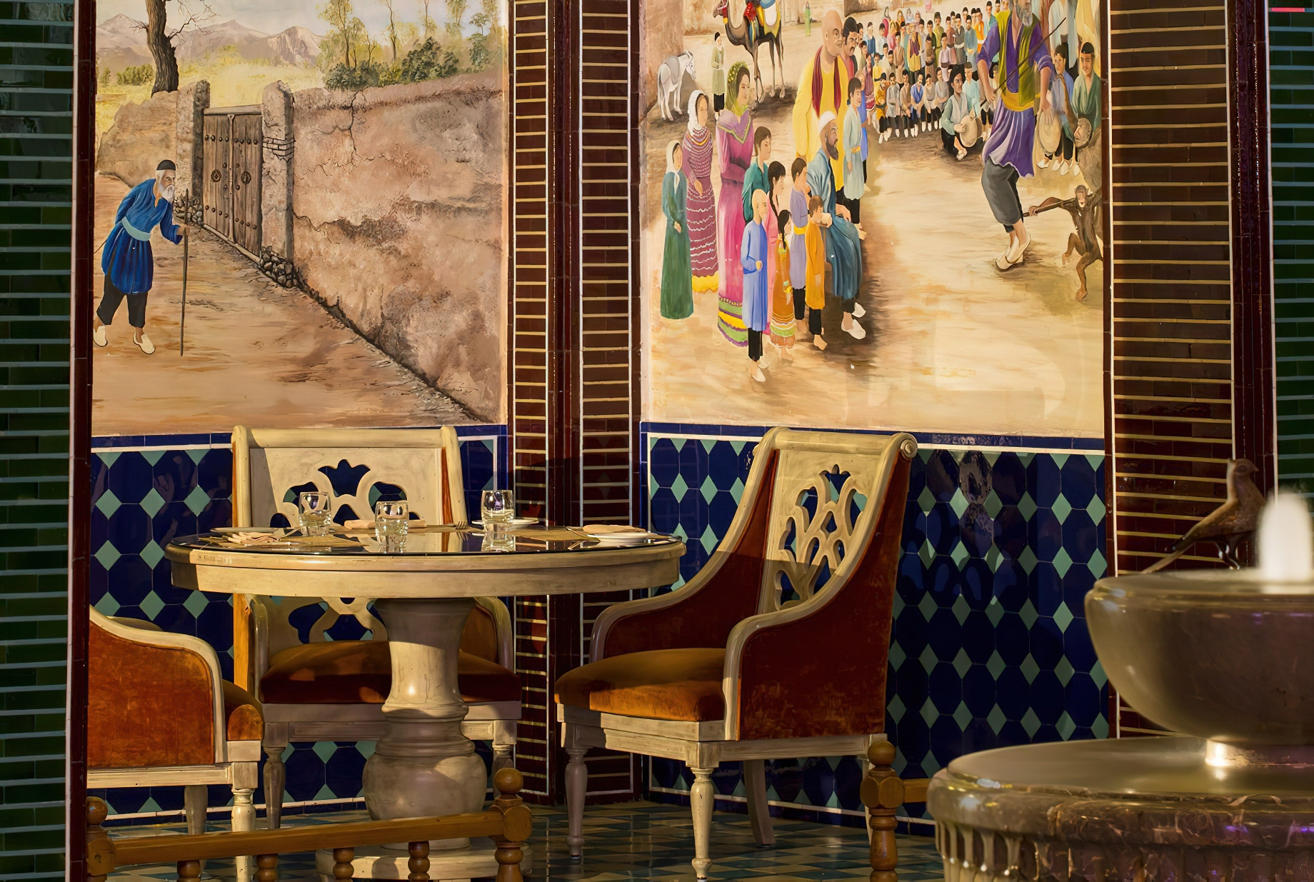 Sharq Village & Spa, A Ritz-Carlton Hotel – Doha, Qatar – At Parisa Souq Waqif Restaurant Table