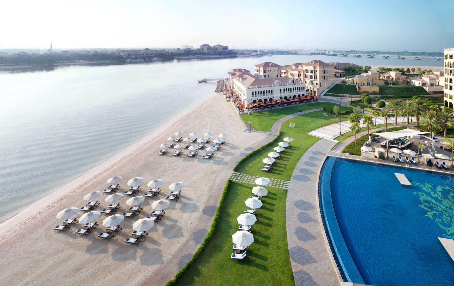 The Ritz-Carlton Abu Dhabi, Grand Canal Hotel – Abu Dhabi, UAE – Private Beach and Pool