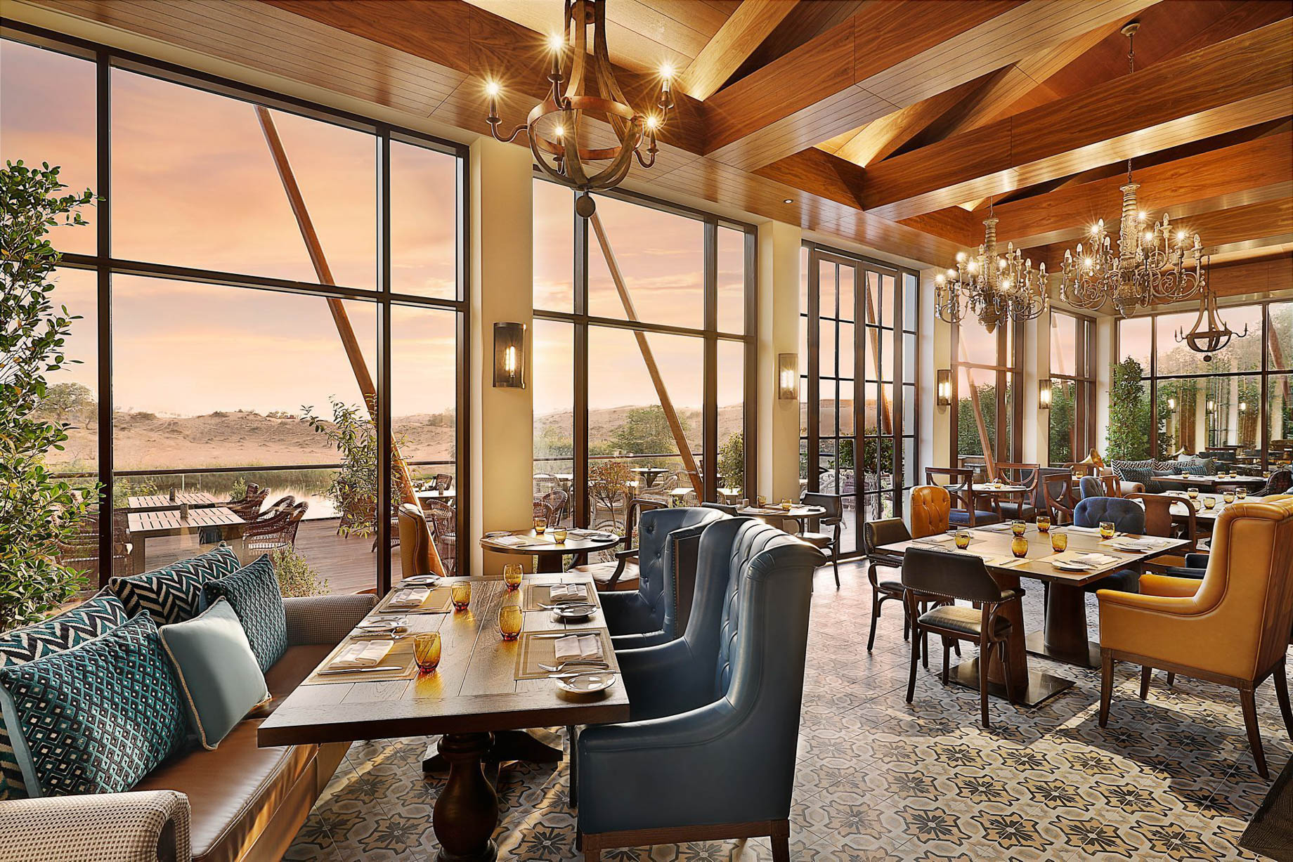 The Ritz-Carlton Ras Al Khaimah, Al Wadi Desert Resort - UAE - Farmhouse Restaurant Interior