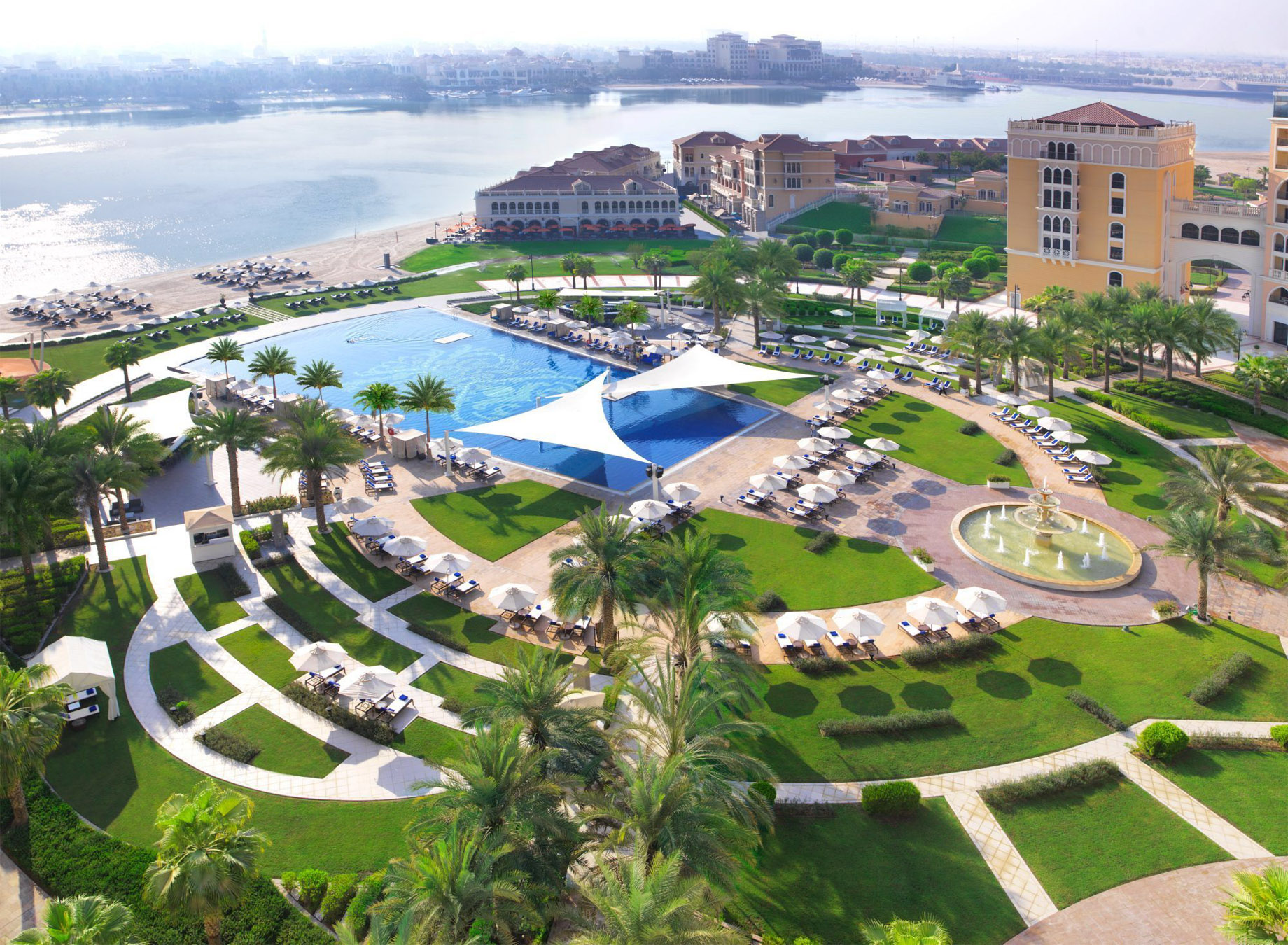 The Ritz-Carlton Abu Dhabi, Grand Canal Hotel – Abu Dhabi, UAE – Pool and Beach
