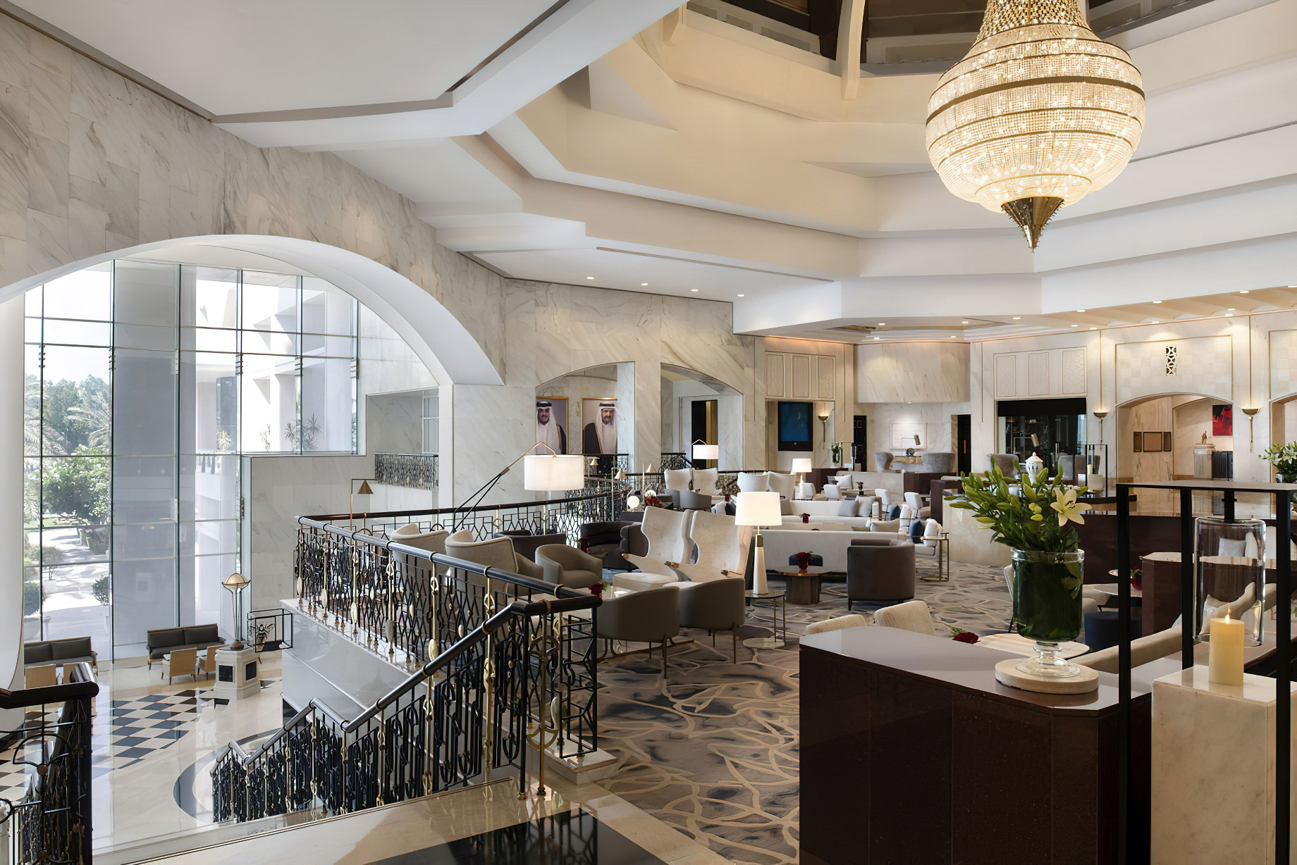 The Ritz-Carlton, Doha Hotel – Doha, Qatar – Lobby Lounge Seating