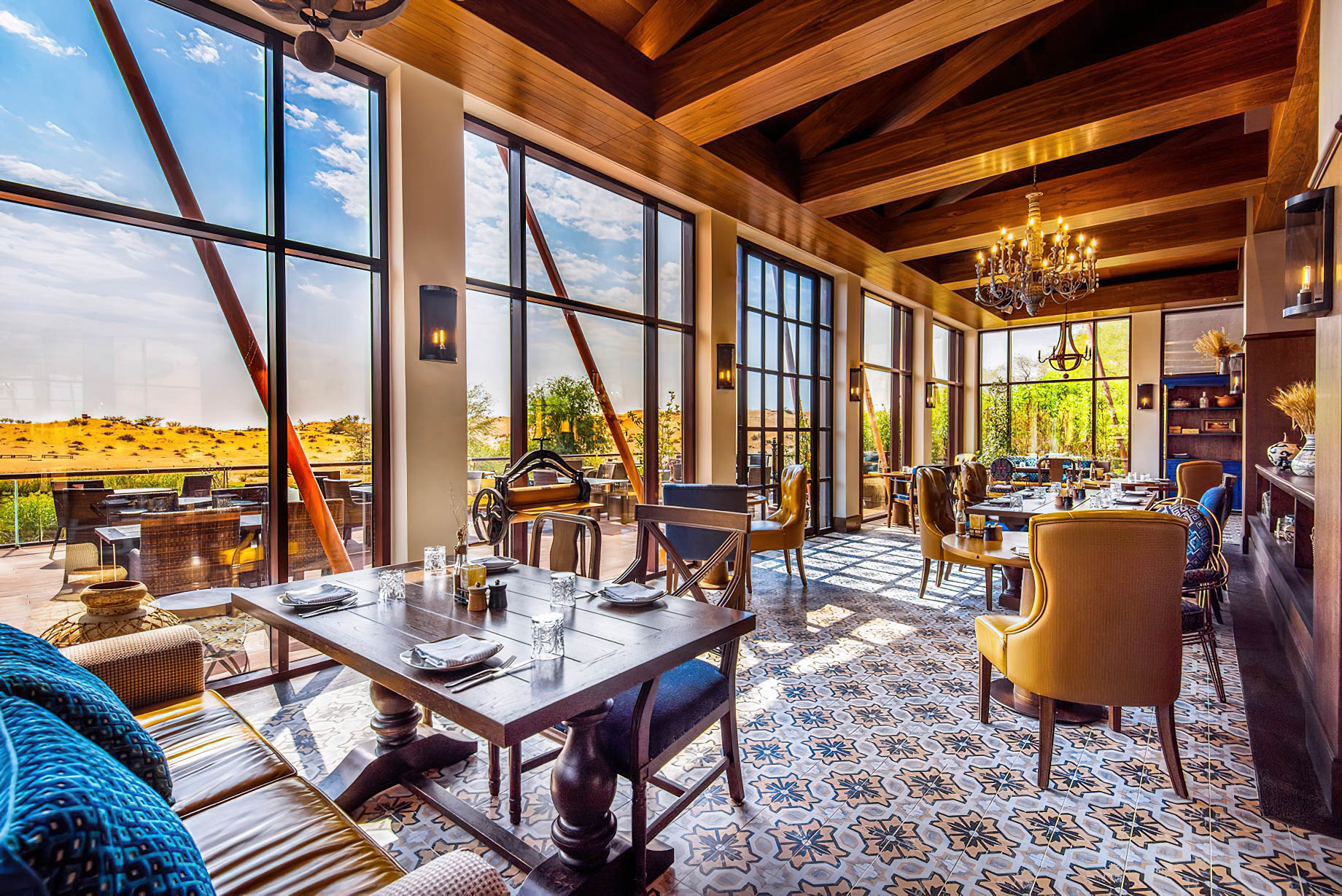 The Ritz-Carlton Ras Al Khaimah, Al Wadi Desert Resort – UAE – Farmhouse Restaurant Seating