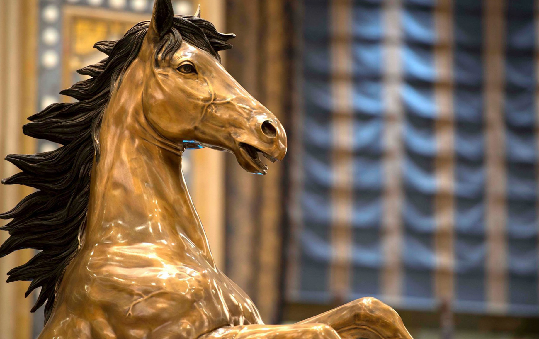 The Ritz-Carlton, Riyadh Hotel – Riyadh, Saudi Arabia – Lobby Arabian Horse Statue