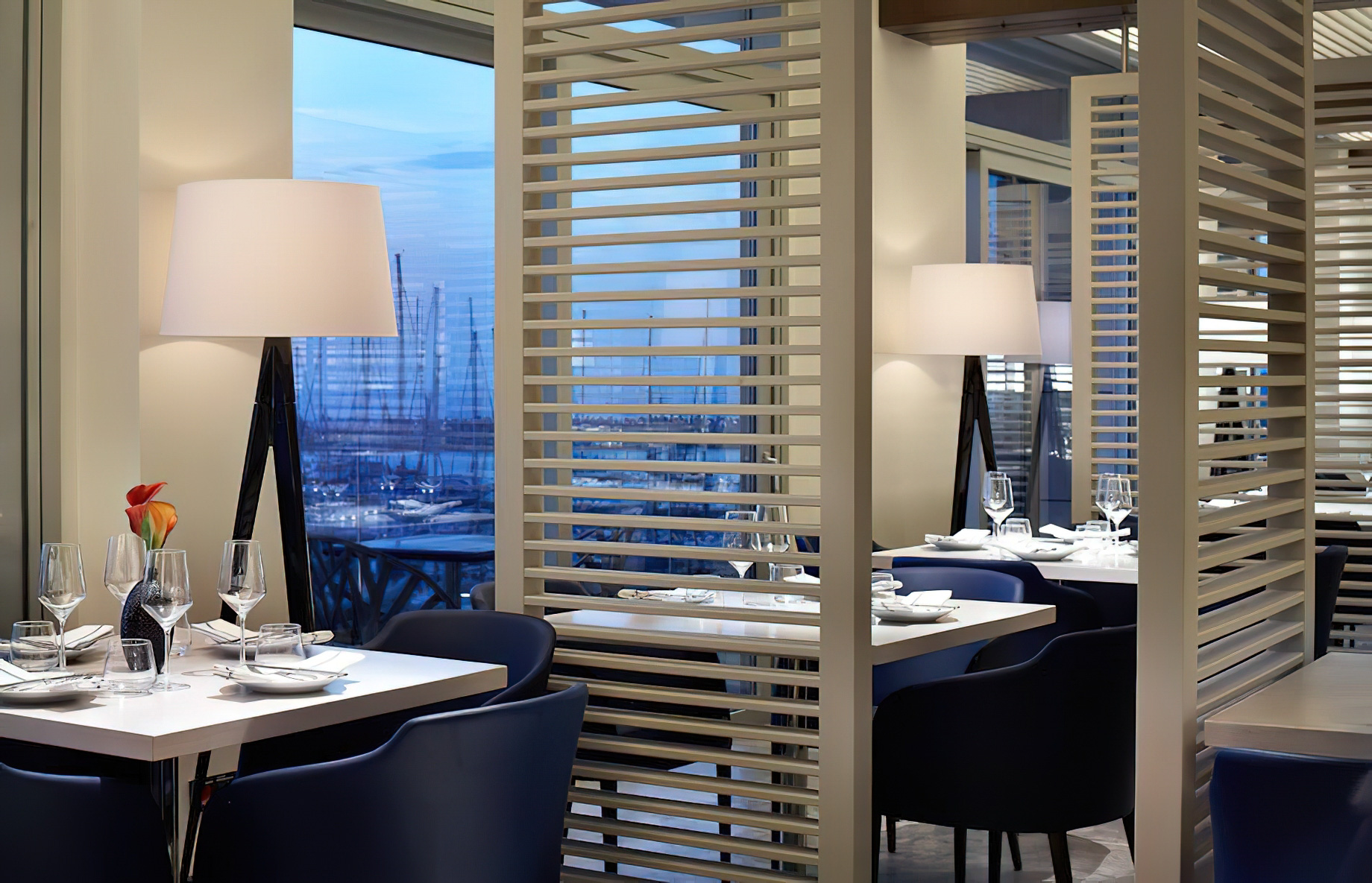 The Ritz-Carlton, Herzliya Hotel – Herzliya, Israel – Herbert Samuel Restaurant Tables