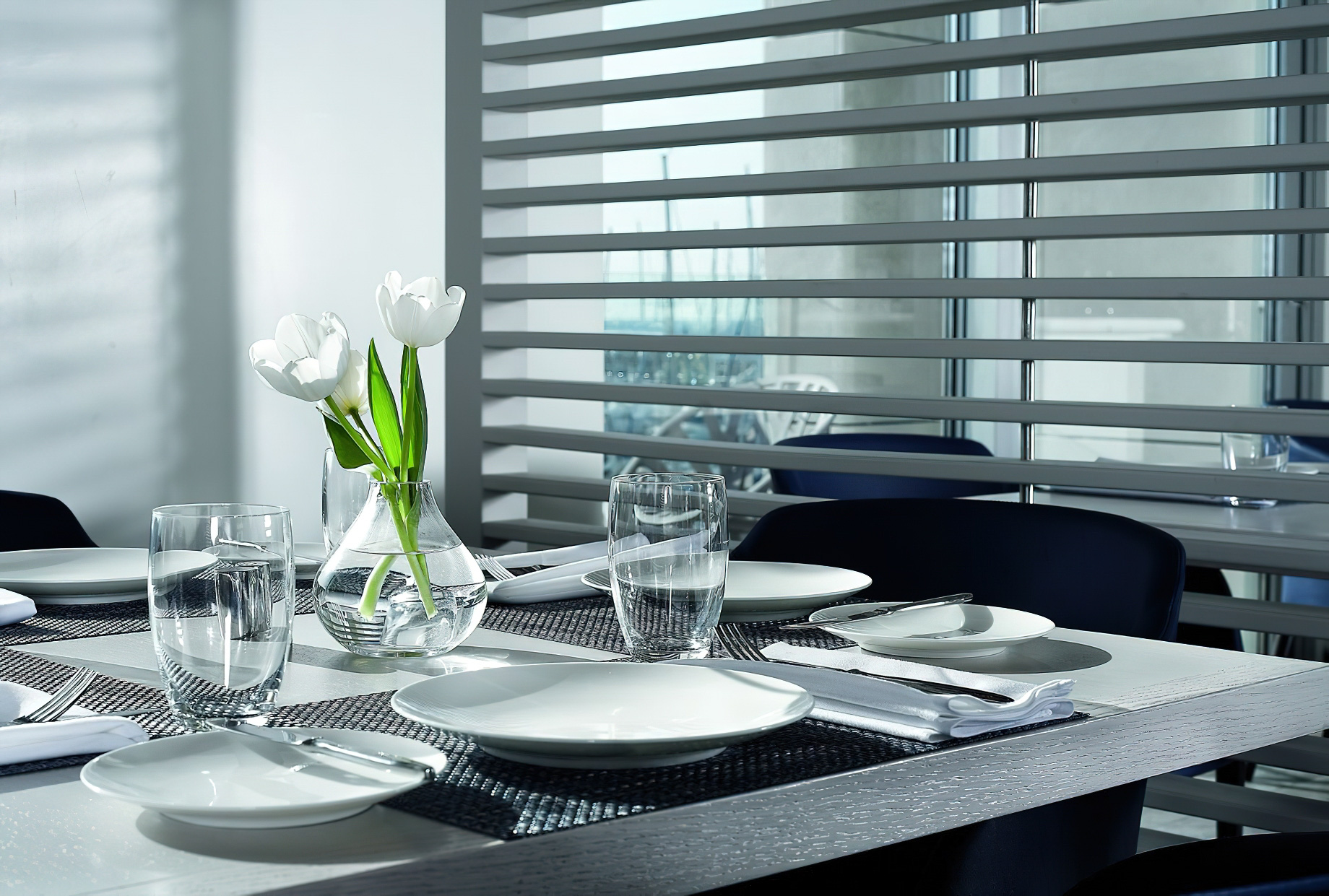 The Ritz-Carlton, Herzliya Hotel – Herzliya, Israel – Herbert Samuel Restaurant Table Setting