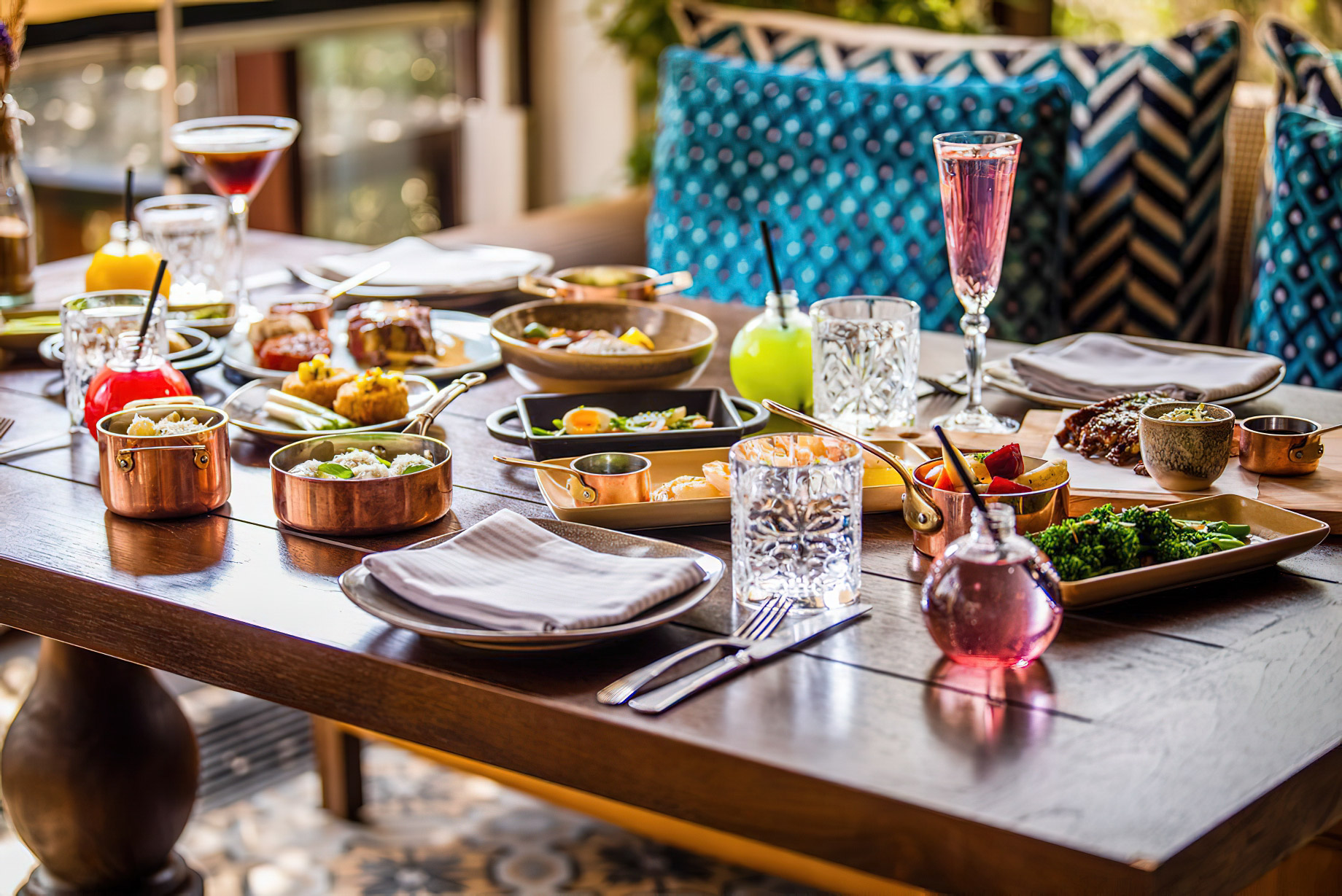 The Ritz-Carlton Ras Al Khaimah, Al Wadi Desert Resort – UAE – Farmhouse Restaurant Table Setting