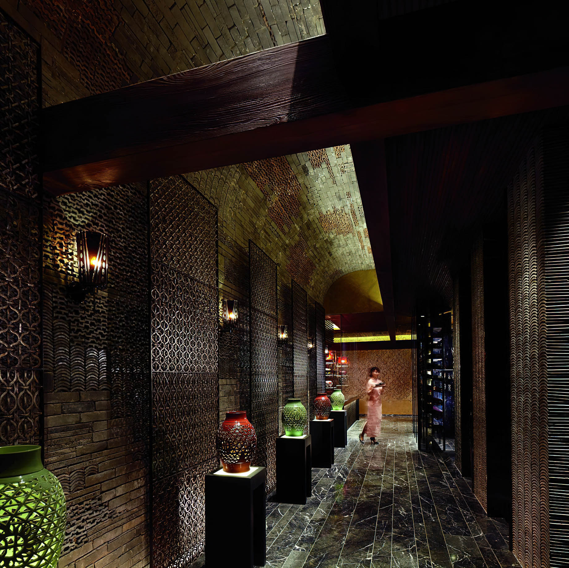 The Ritz-Carlton, Tianjin Hotel - Tianjin, China - Tian Tai Xuan Restaurant Decor