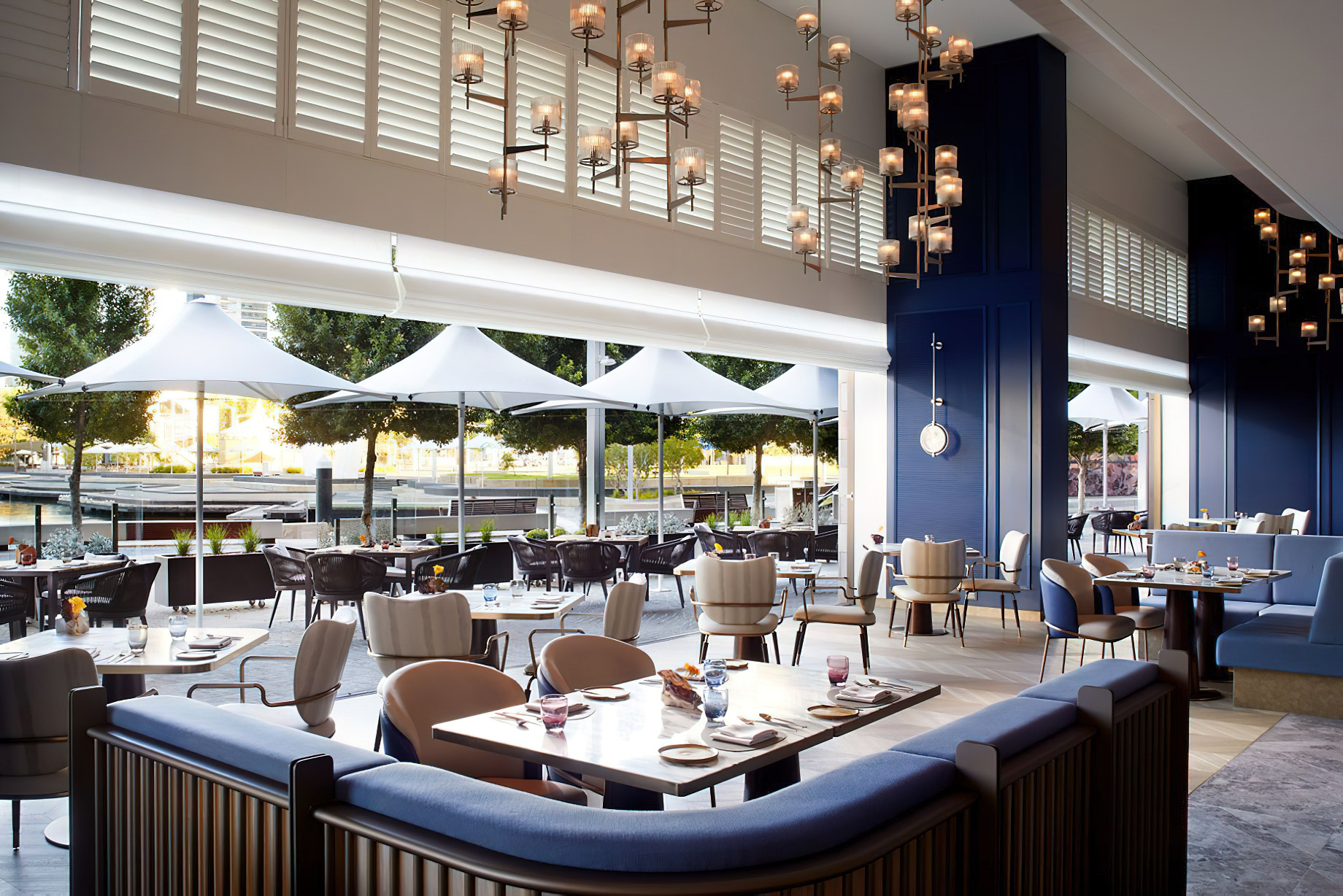 The Ritz-Carlton, Perth Hotel - Perth, Australia - Hearth Restaurant Patio