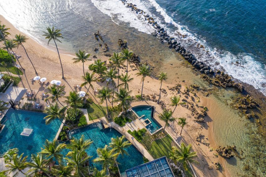 The Ritz-Carlton, Dorado Beach Reserve Resort - Puerto Rico - Positivo Pool Beach Aerial View