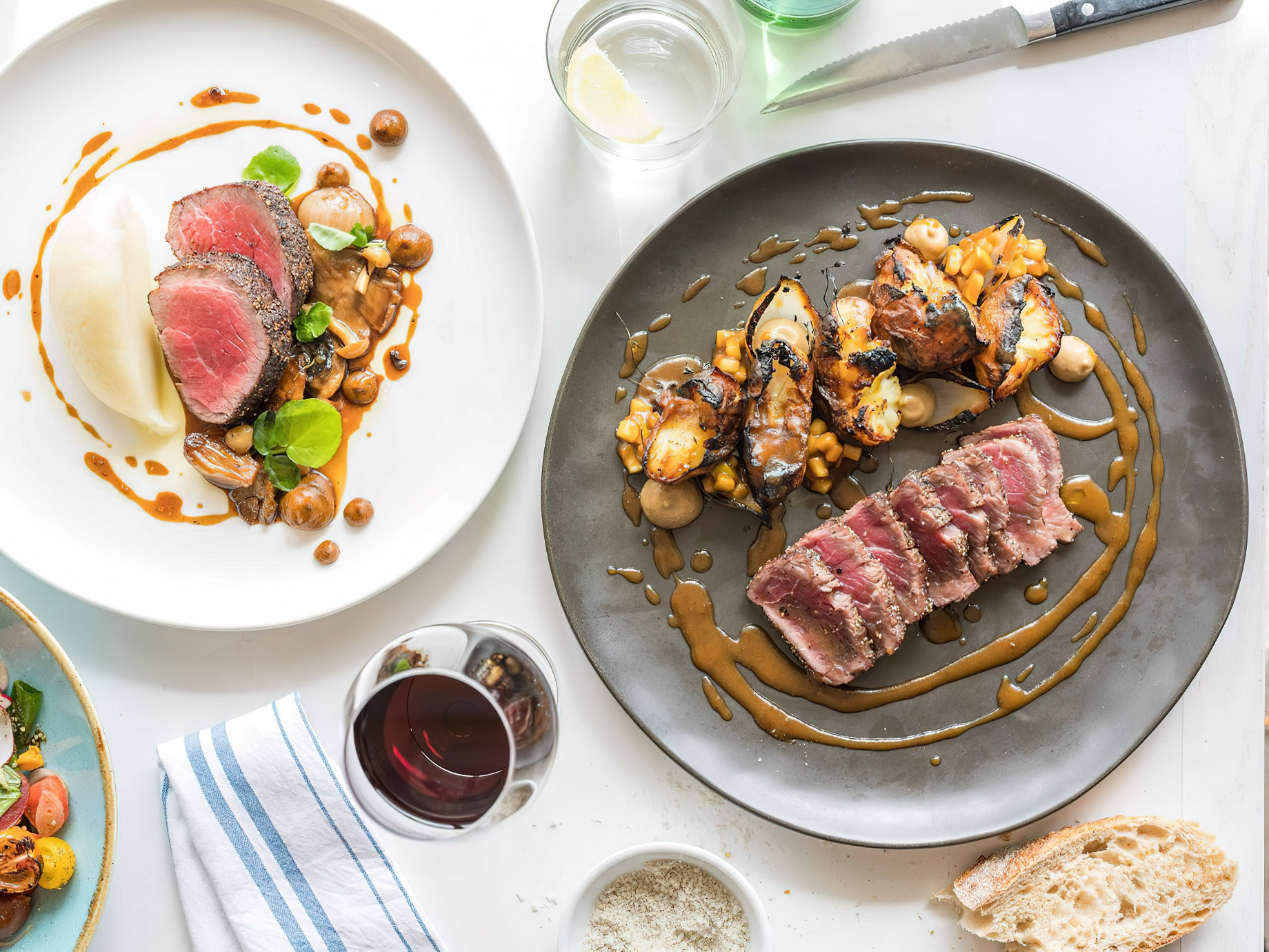 The Ritz-Carlton, Herzliya Hotel - Herzliya, Israel - Herbert Samuel Restaurant Gourmet Fillet with Onions