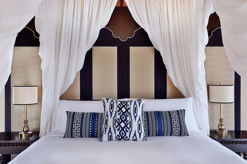 The Ritz-Carlton Ras Al Khaimah, Al Hamra Beach Hotel - UAE - Al Bahar Tented Beach Pool Villa Bed