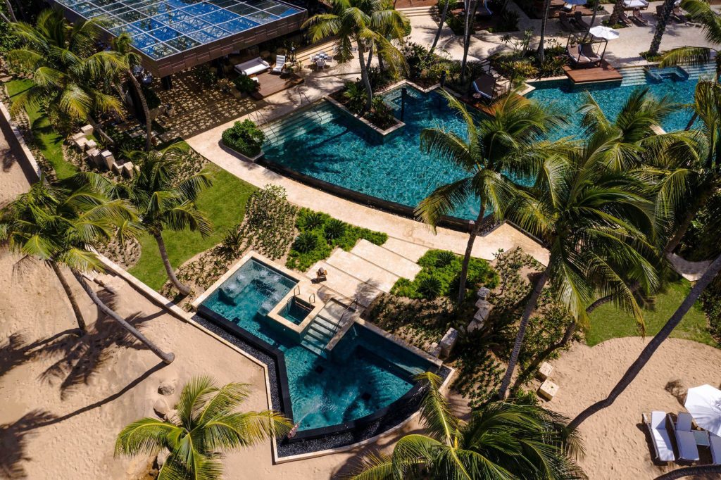 The Ritz-Carlton, Dorado Beach Reserve Resort - Puerto Rico - Positivo Pool Aerial View