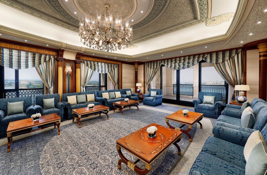 The Ritz-Carlton, Jeddah Hotel - Jeddah, Saudi Arabia - Suite Living Area