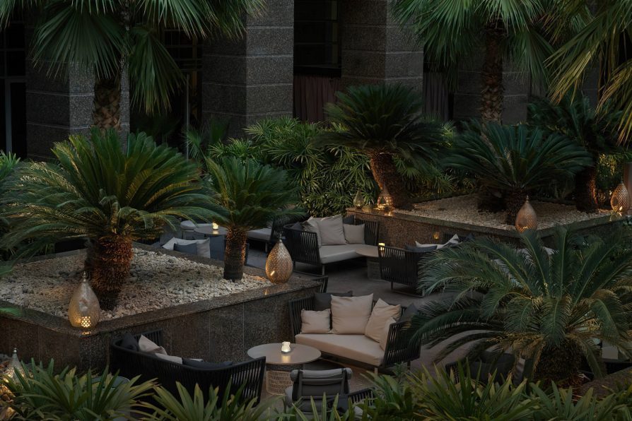 The Ritz-Carlton, Dubai International Financial Centre Hotel - UAE - Sunken Garden Restaurant