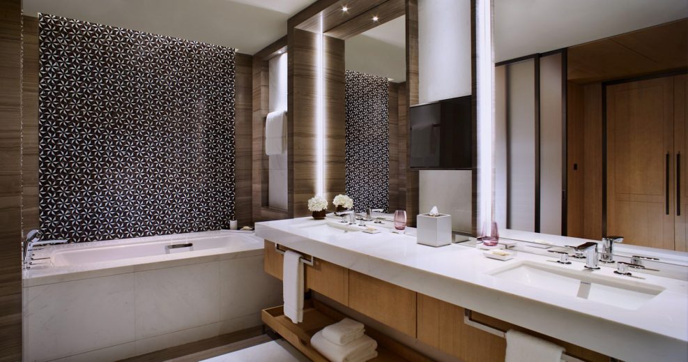 The Ritz-Carlton, Xi’an Hotel - Shaanxi, China - Deluxe Room Bathroom
