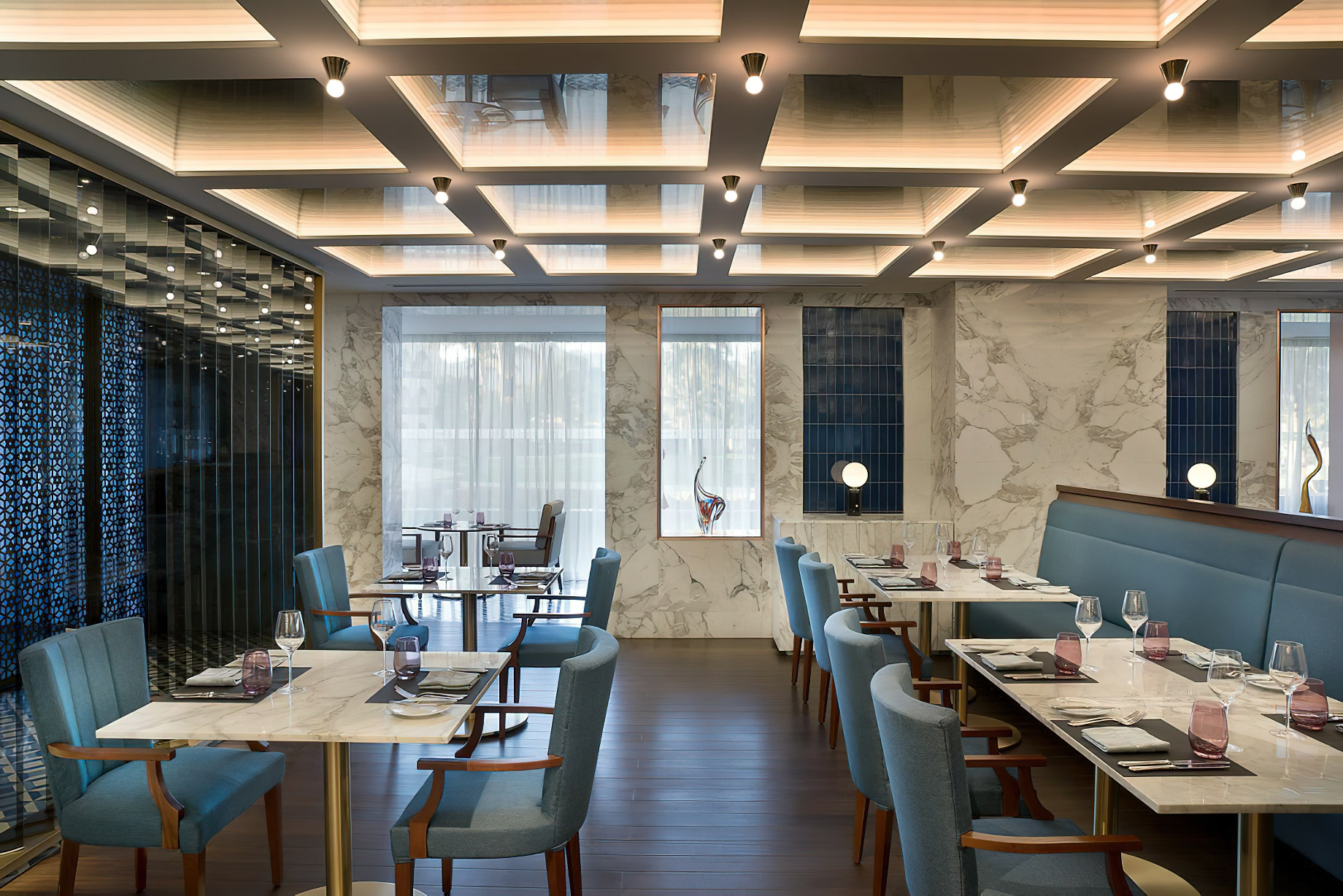 Al Bustan Palace, A Ritz-Carlton Hotel – Muscat, Oman – Al Khiran Kitchen Restaurant Tables