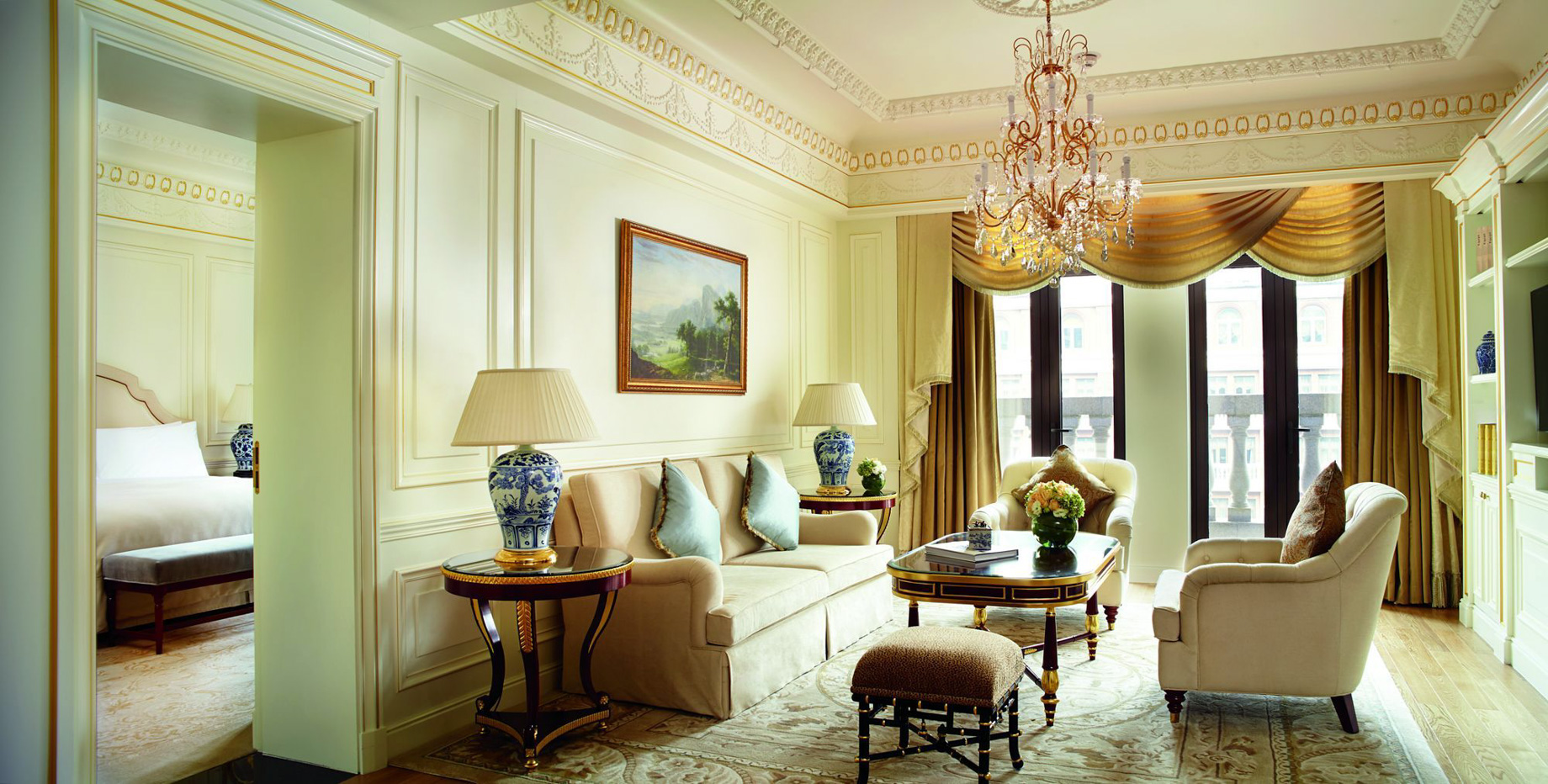 The Ritz-Carlton, Tianjin Hotel – Tianjin, China – Guest Suite Living Room
