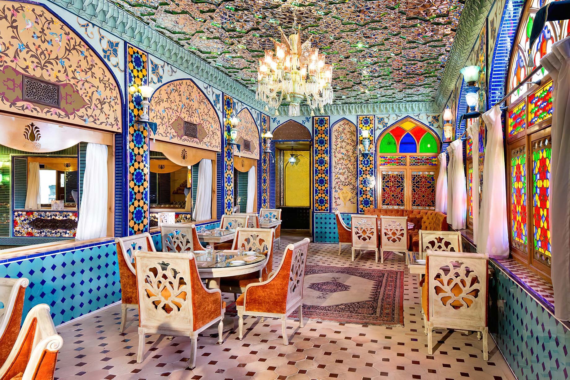 Sharq Village & Spa, A Ritz-Carlton Hotel – Doha, Qatar – At Parisa Souq Waqif Restaurant Interior