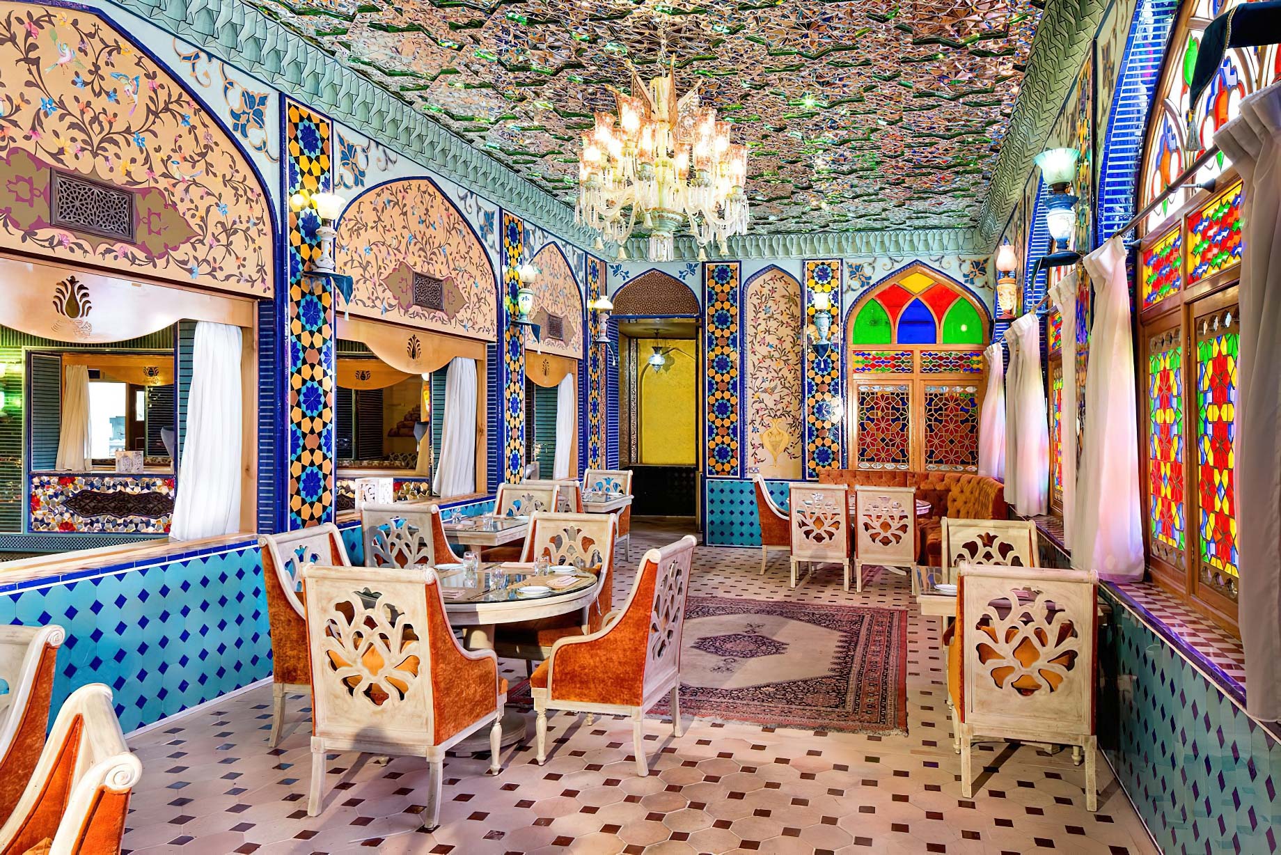 Sharq Village & Spa, A Ritz-Carlton Hotel – Doha, Qatar – At Parisa Souq Waqif Restaurant Interior