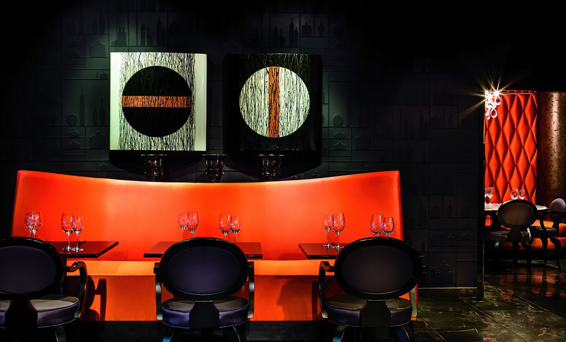 The Ritz-Carlton, Bahrain Resort Hotel - Manama, Bahrain - Plums Steakhouse Interior Decor