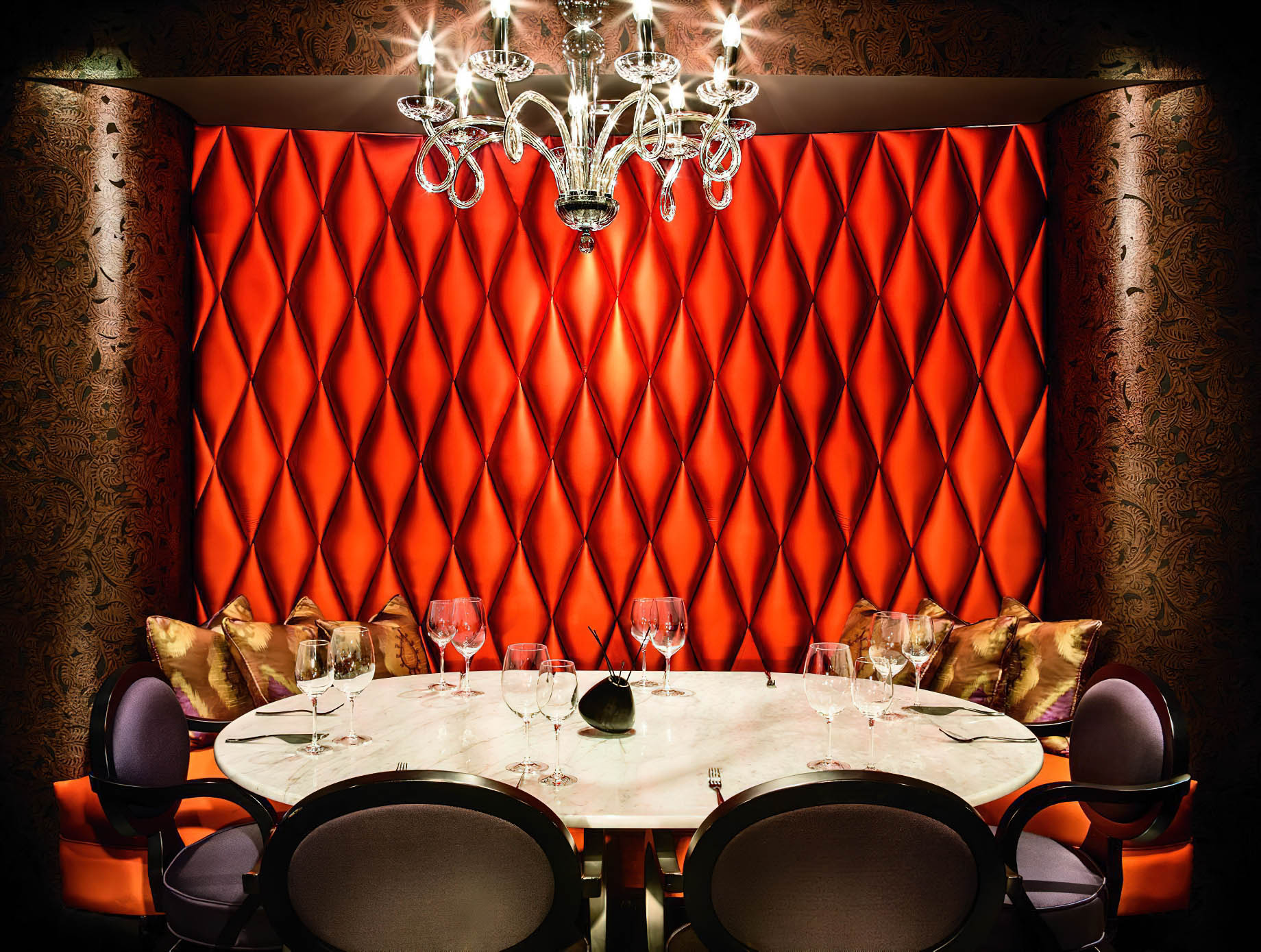 The Ritz-Carlton, Bahrain Resort Hotel – Manama, Bahrain – Plums Steakhouse Table