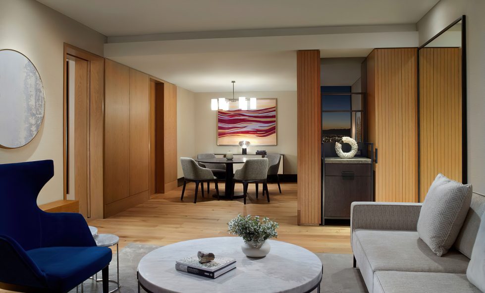 The Ritz-Carlton, Perth Hotel - Perth, Australia - Langley Park Suite Living Area