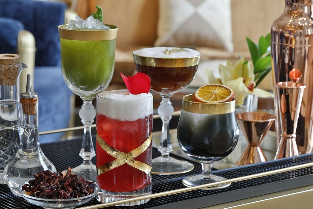 The Ritz-Carlton, Riyadh Hotel - Riyadh, Saudi Arabia - Chorisia Lounge and Restaurant Cocktails