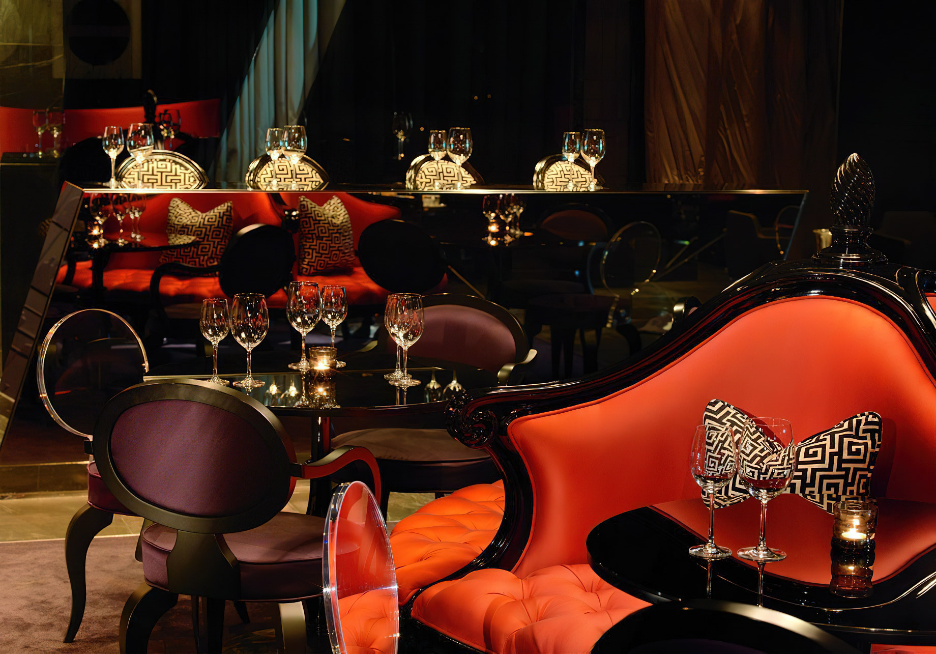 The Ritz-Carlton, Bahrain Resort Hotel – Manama, Bahrain – Plums Steakhouse Interior Style