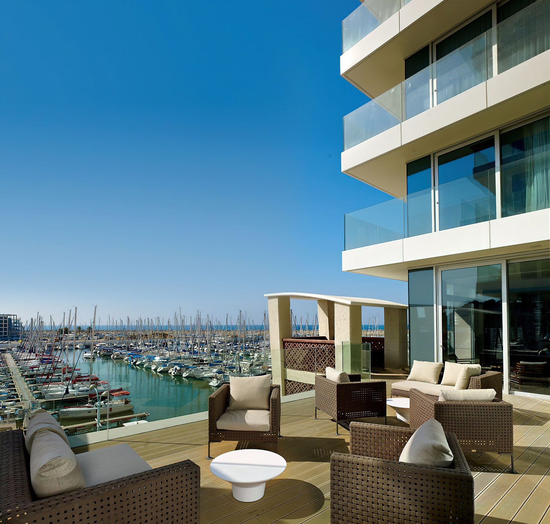 The Ritz-Carlton, Herzliya Hotel – Herzliya, Israel – Outdoor Marina View Patio