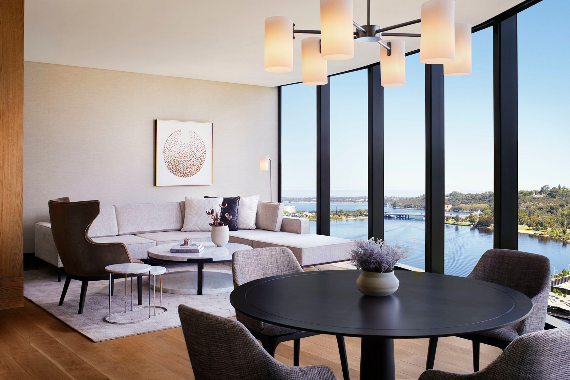 The Ritz-Carlton, Perth Hotel – Perth, Australia – Guest Suite Living Room
