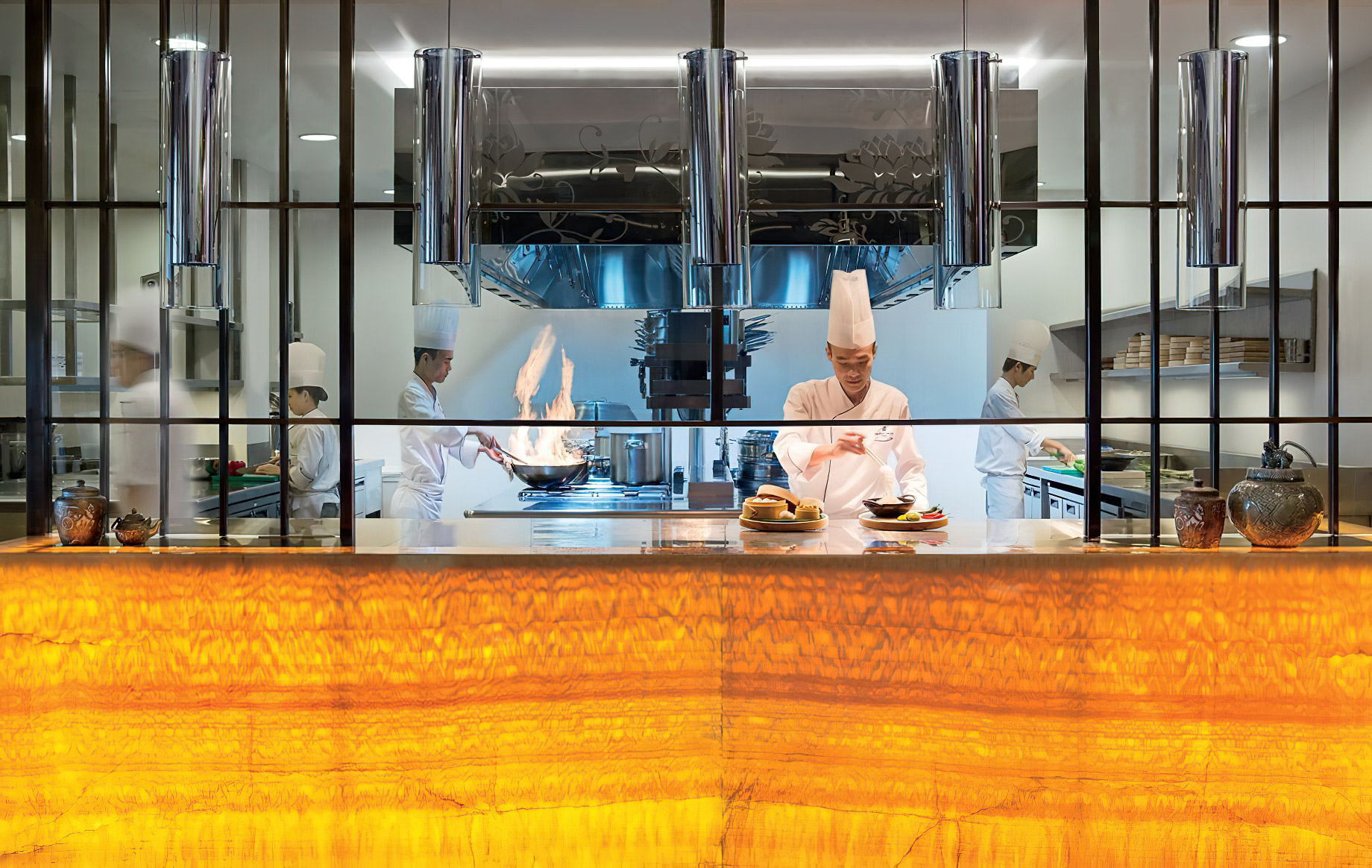 The Ritz-Carlton, Dubai Hotel – JBR Beach, Dubai, UAE – Blue Jade Retaurant Kitchen