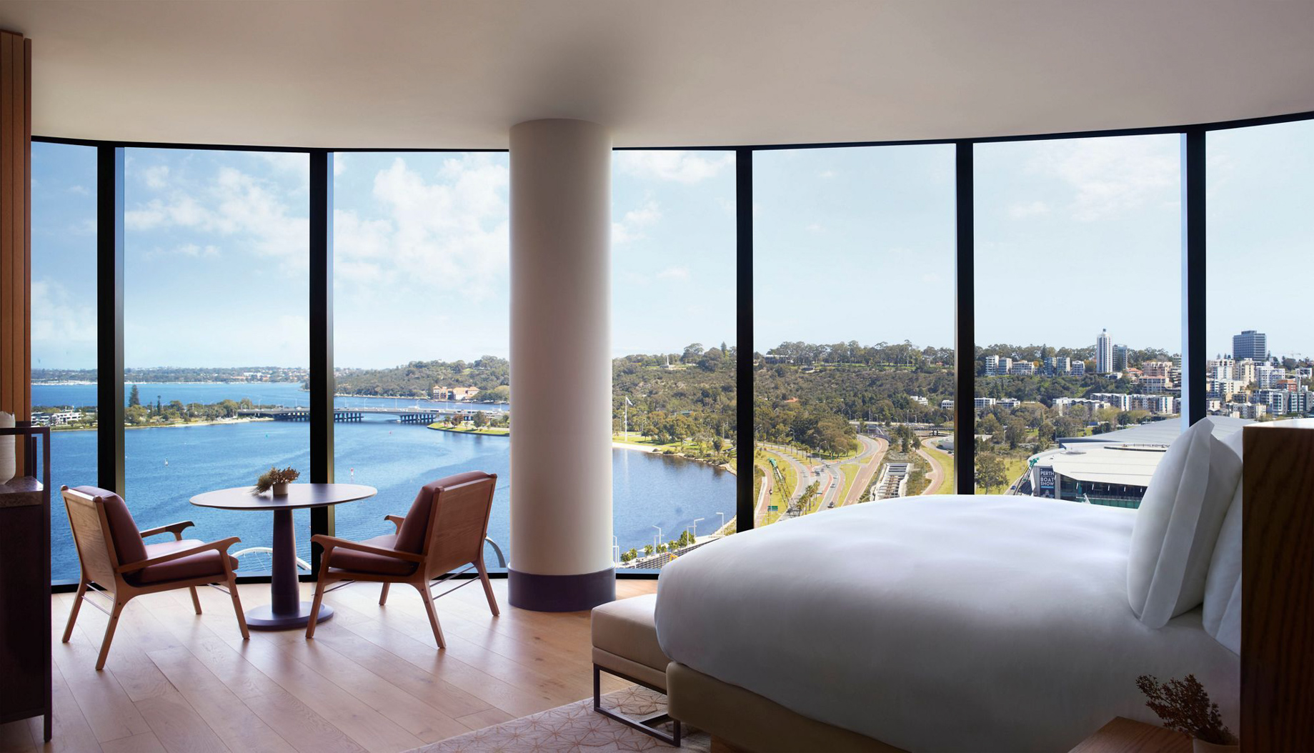 The Ritz-Carlton, Perth Hotel – Perth, Australia – Guest Suite Bedroom