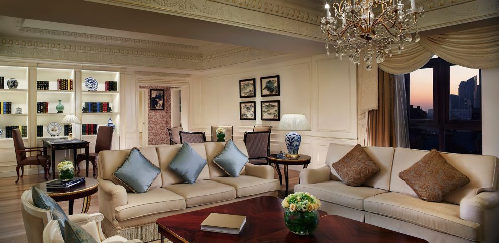 The Ritz-Carlton, Tianjin Hotel - Tianjin, China - Carlton Suite Living Room