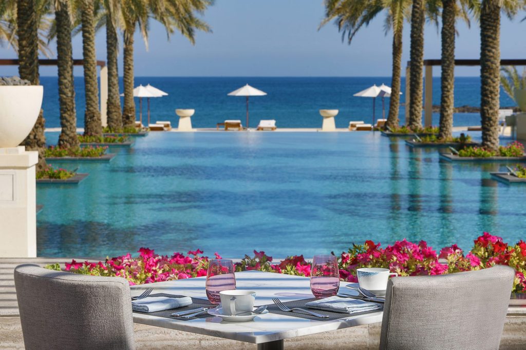 Al Bustan Palace, A Ritz-Carlton Hotel - Muscat, Oman - Al Khiran Kitchen Poolside Dining